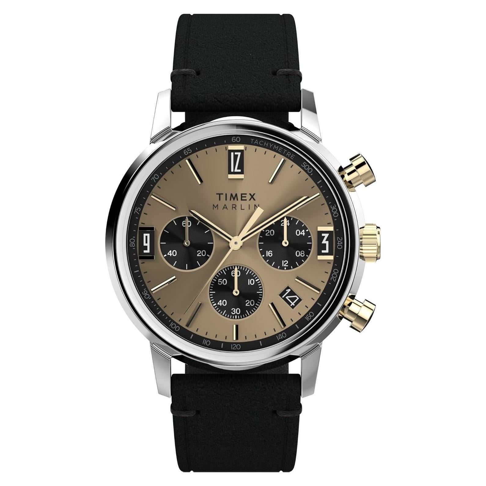 Reloj de Hombre Timex Marlin 40mm Cronógrafo Acero Inoxidable