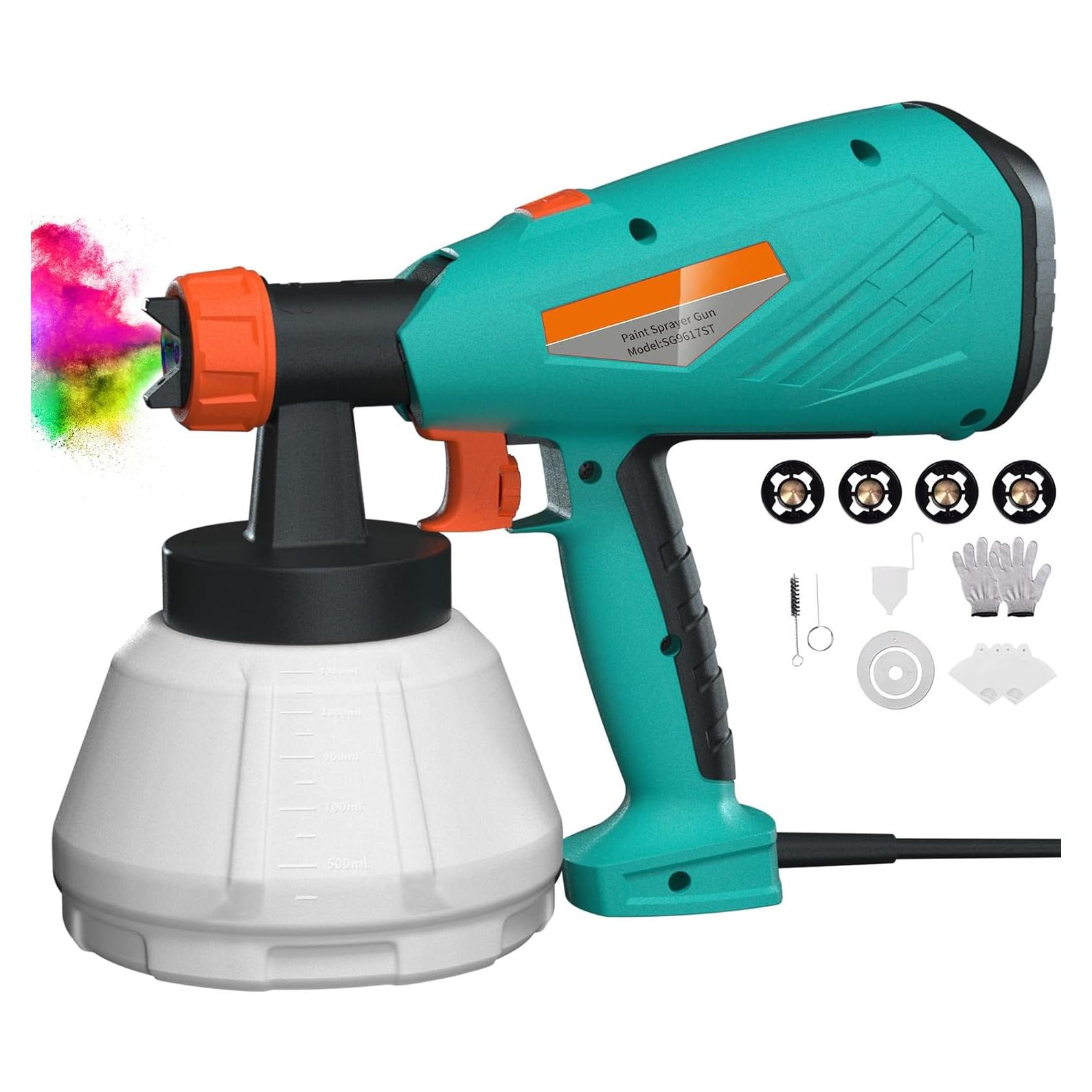 Pulverizador de Pintura Eléctrico Ainid SG9617ST 700W 4 Boquillas