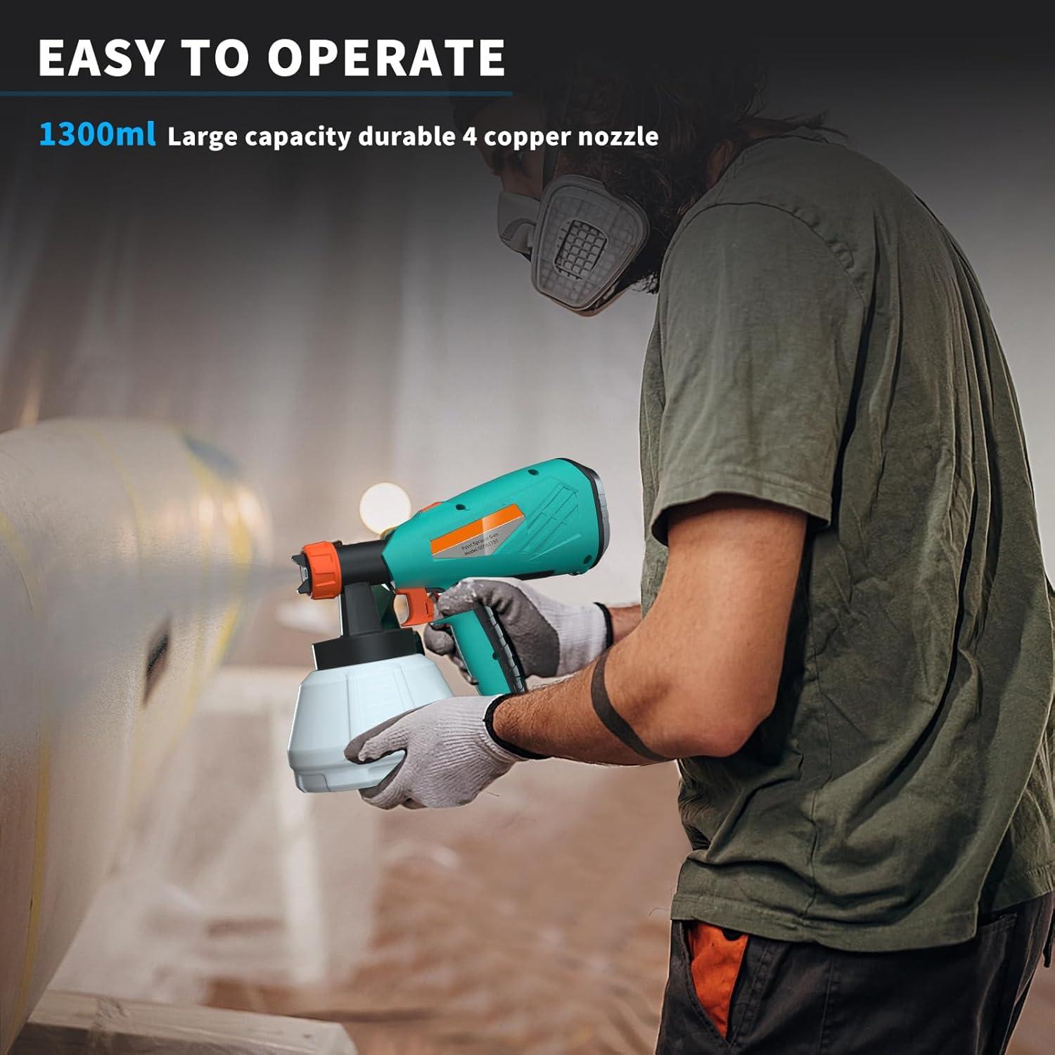 Pulverizador de Pintura Eléctrico Ainid SG9617ST 700W 4 Boquillas