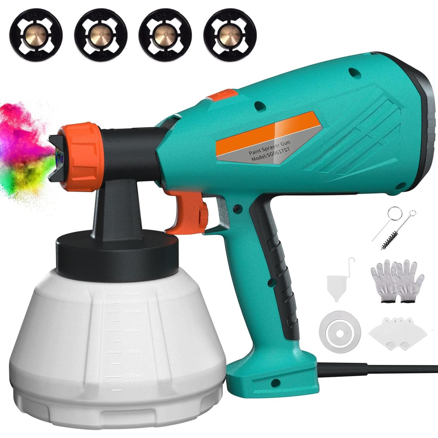 Pulverizador de Pintura Eléctrico Ainid SG9617ST 700W 4 Boquillas