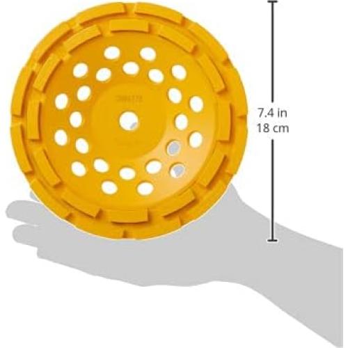 Rueda de Esmerilado DEWALT DW4775 7" Doble Fila Diamante