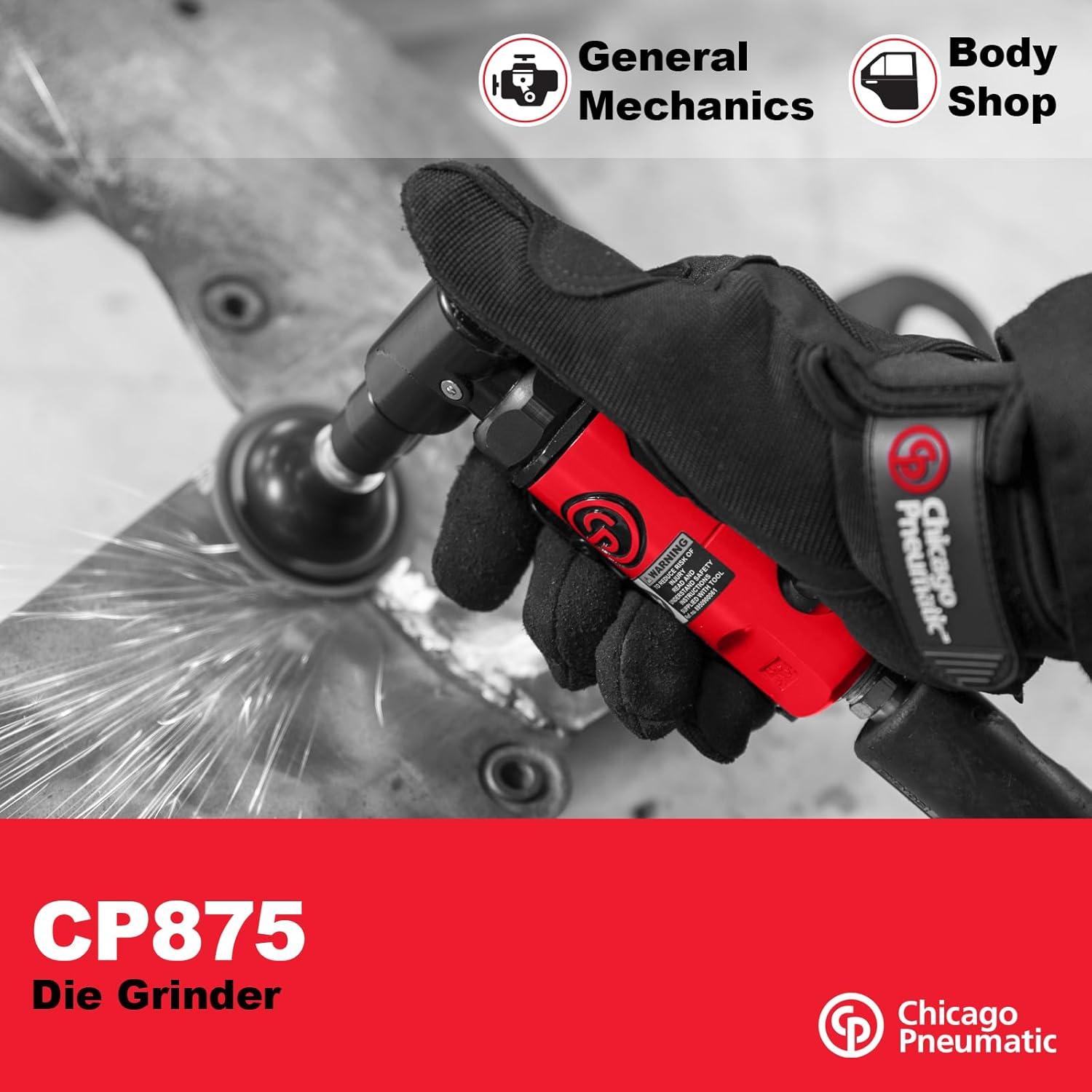 Amoladora Neumática Chicago Pneumatic CP875 6mm 22500 RPM