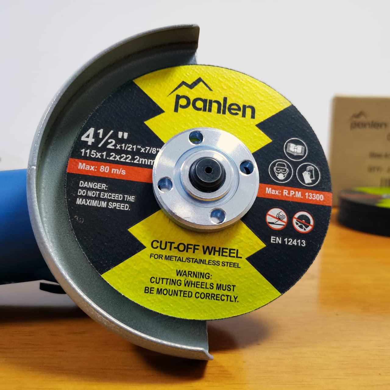 Paquete de 50 discos de corte Panlen 11,43 cm para metal