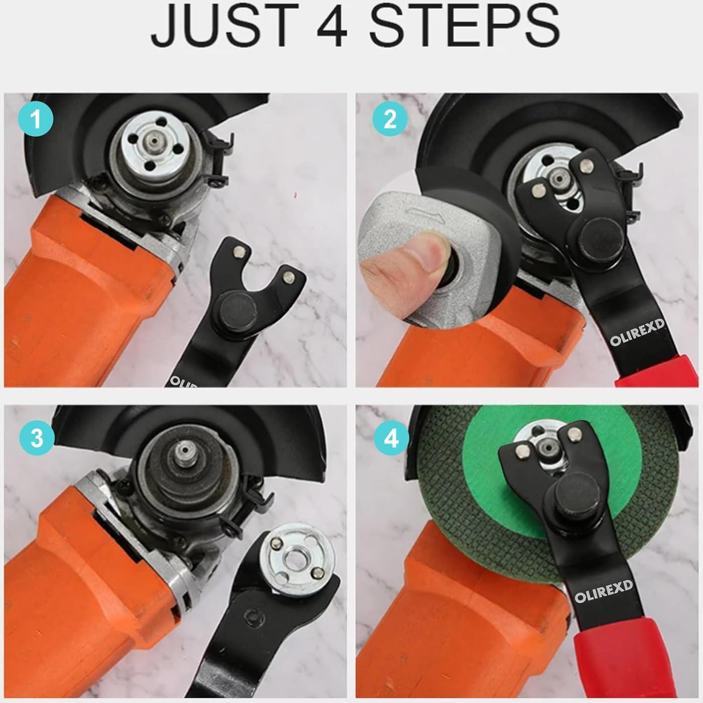 Llave de pin ajustable OLIREXD para amoladora 18,42 cm