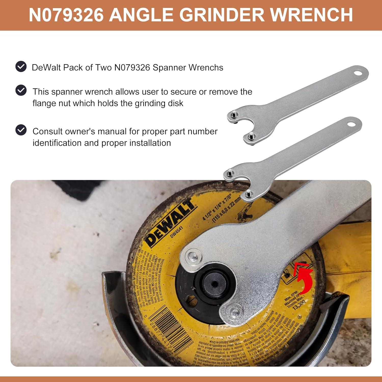 Paquete de 2 Llaves N079326 Powswopx para Dewalt