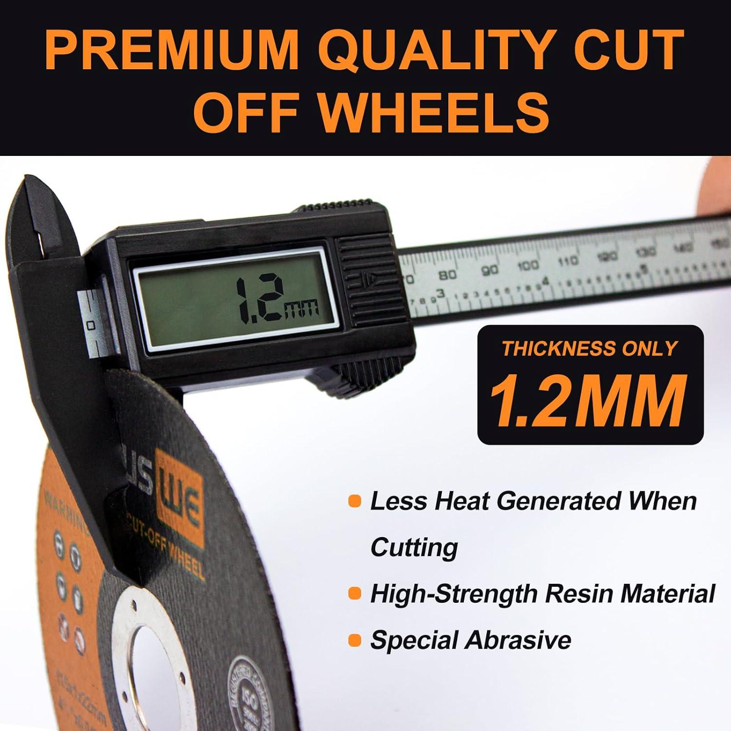 Discos de Corte 115mm Truswe Paquete de 50 para Metal