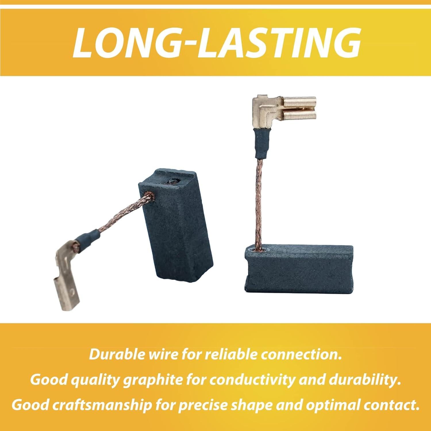 4 Piezas Cepillos de Carbono JUXIANG N097696 para DeWalt