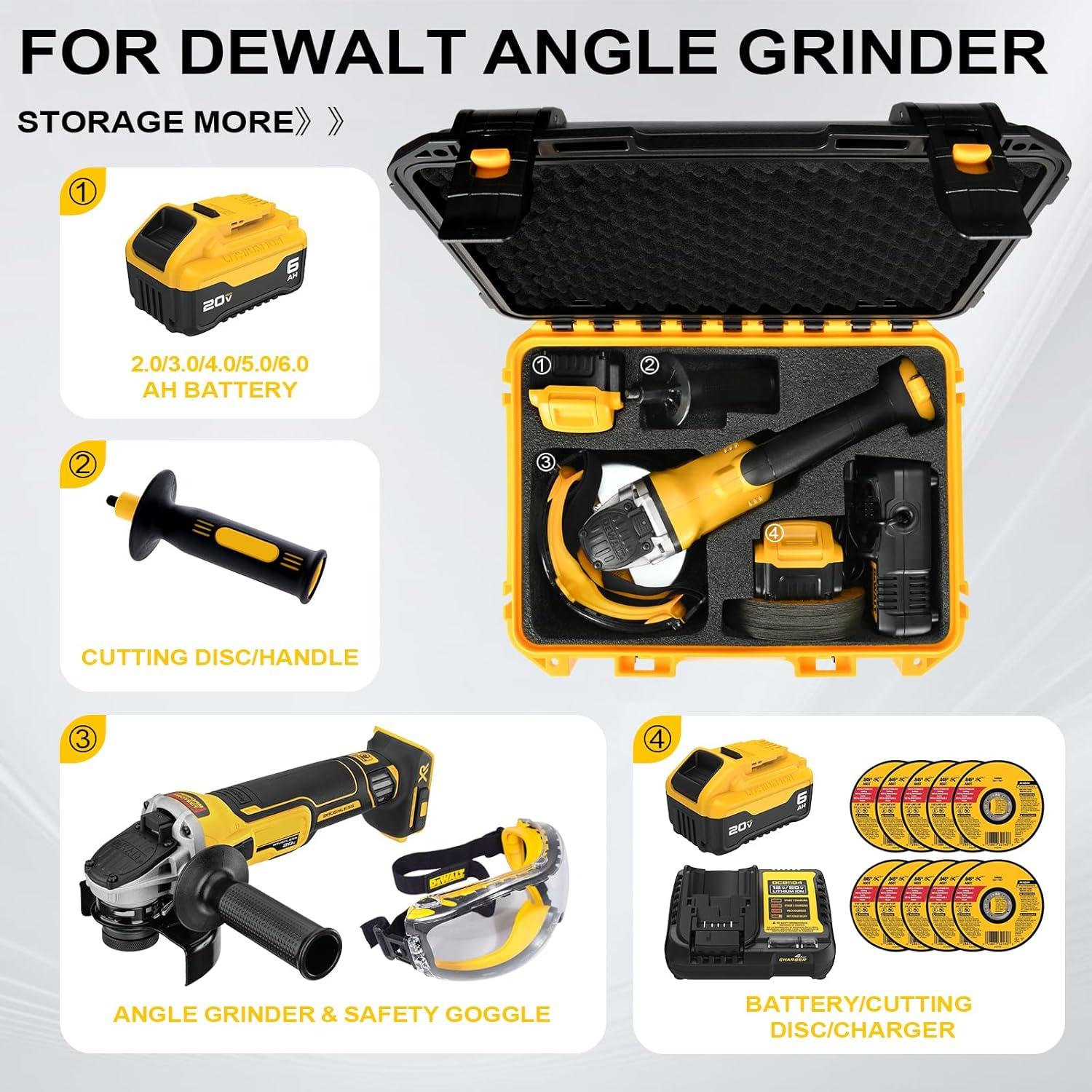 Funda Dura Dewalt para Amoladora DCG412B Impermeable