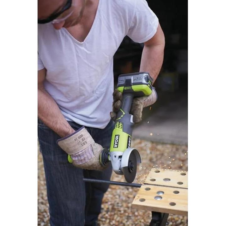 Amoladora Angular Inalámbrica Ryobi R18AG-0 18V 9000 RPM