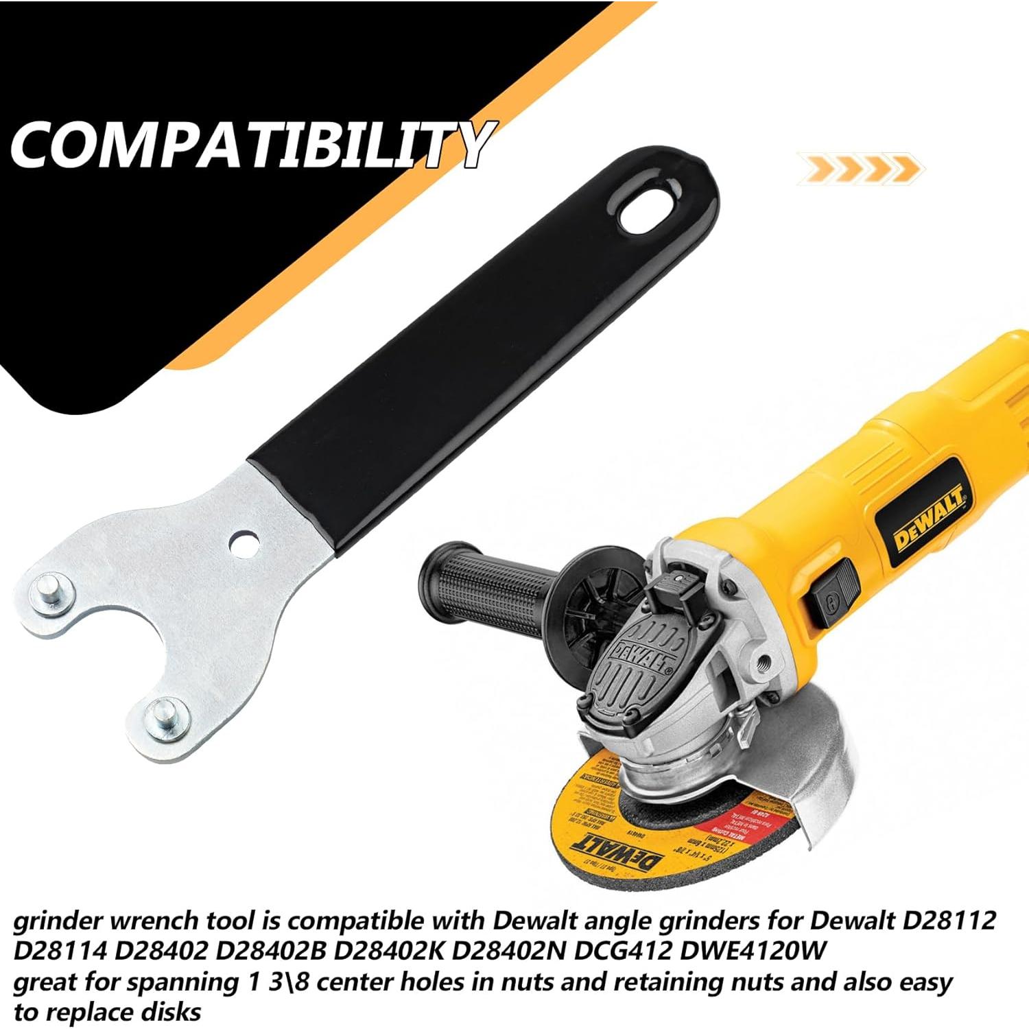 Llave de Ángulo Dewalt N079326 con Goma, 14x7.39 cm