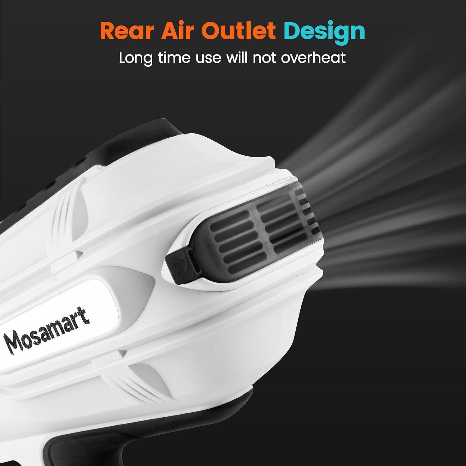 Pulverizador de pintura Mosamart M 1000W 1200ml 4 boquillas