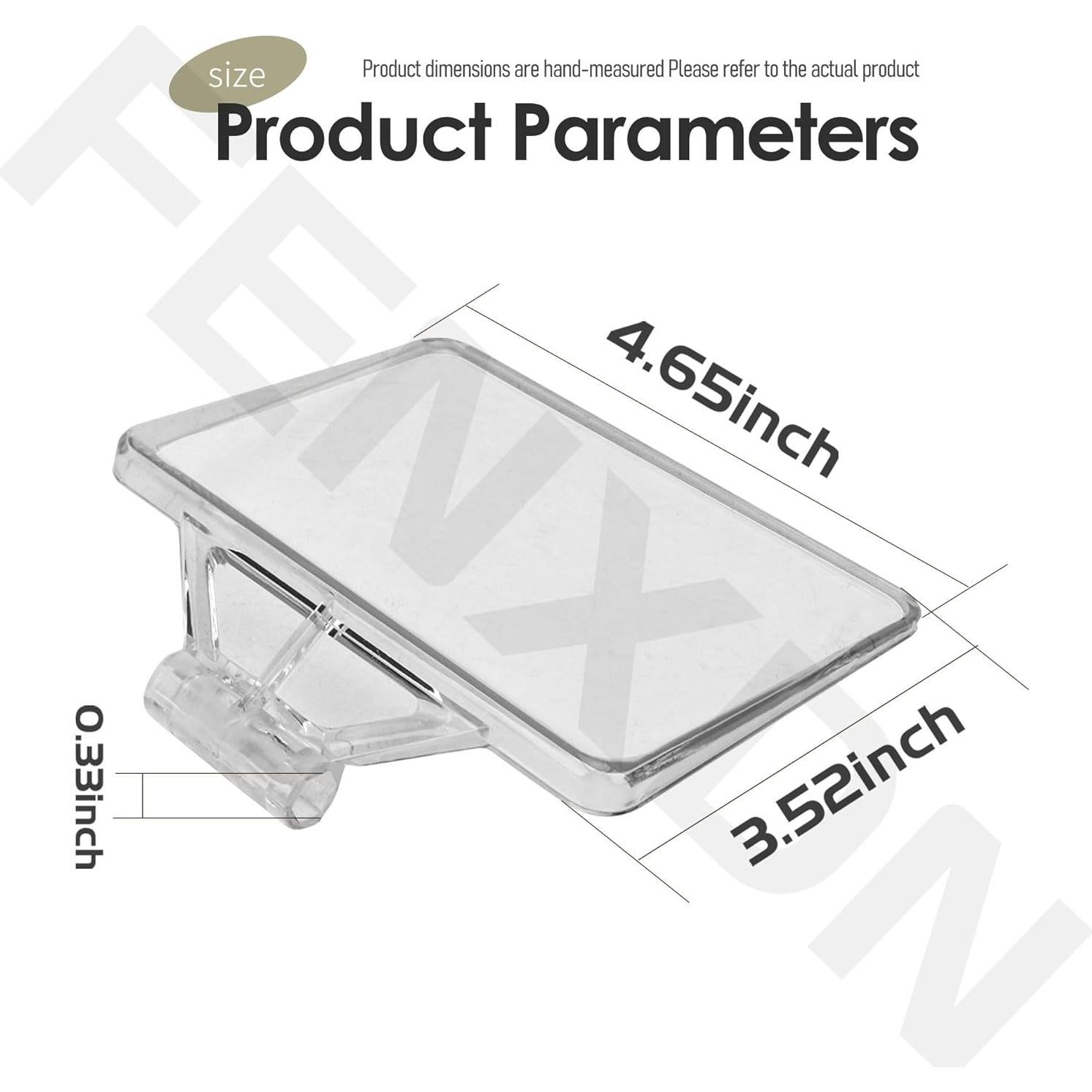 Paquete de 4 Pantallas Protectores DeWalt DW758 Tipo 2