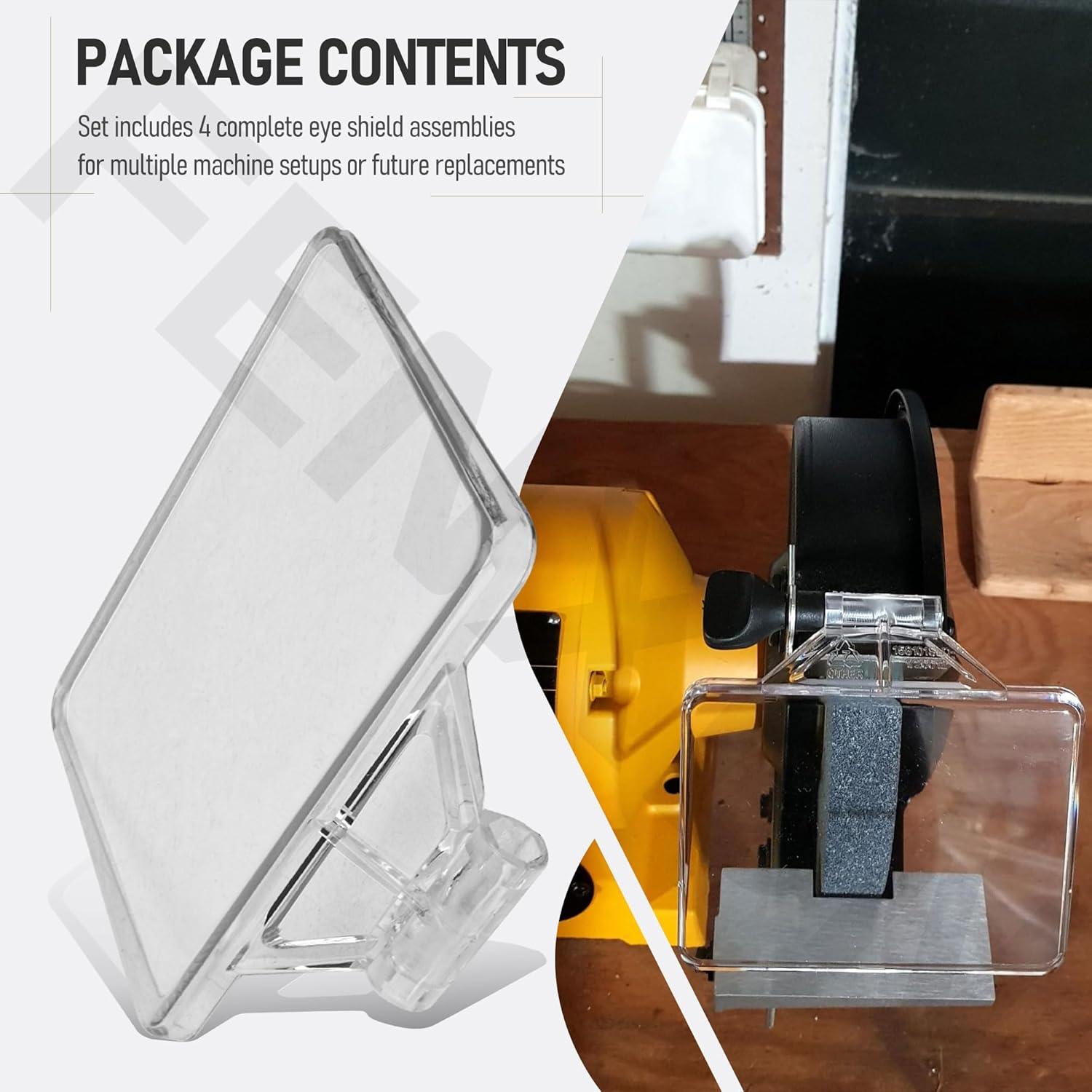 Paquete de 4 Pantallas Protectores DeWalt DW758 Tipo 2