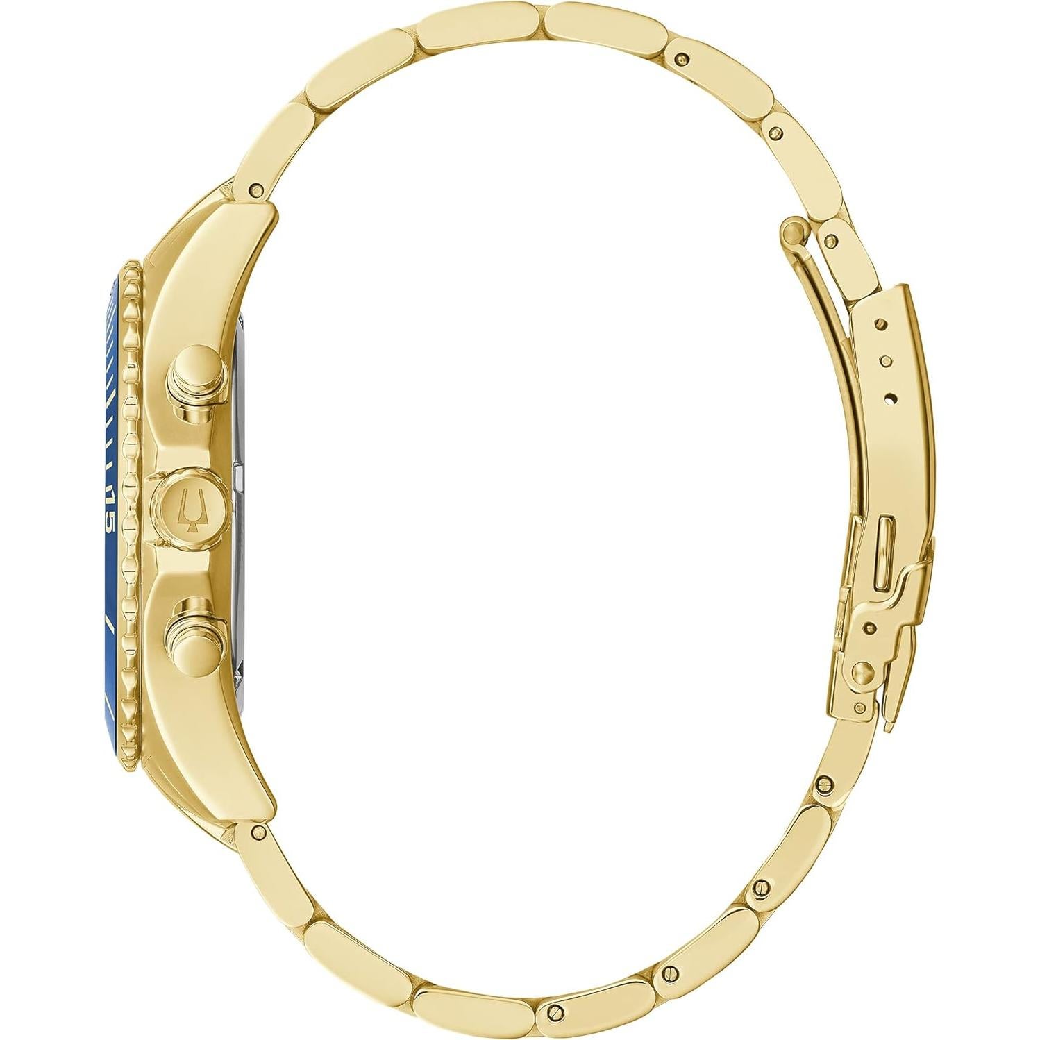 Reloj Deportivo de Cuarzo Bulova 98B377 44mm Resistente 100M