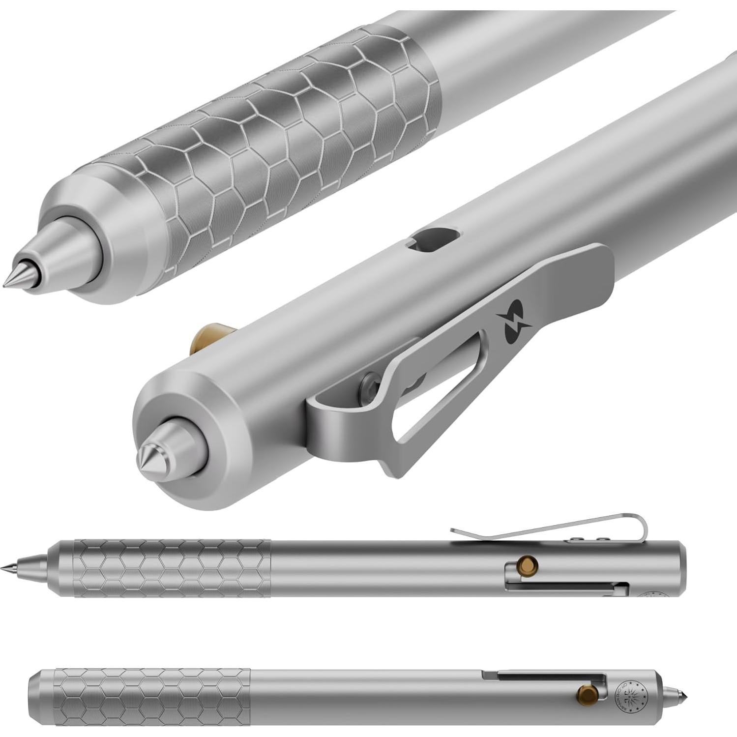 Bolígrafo Táctico Off-Grid BOLT XL con Rompedor de Cristales