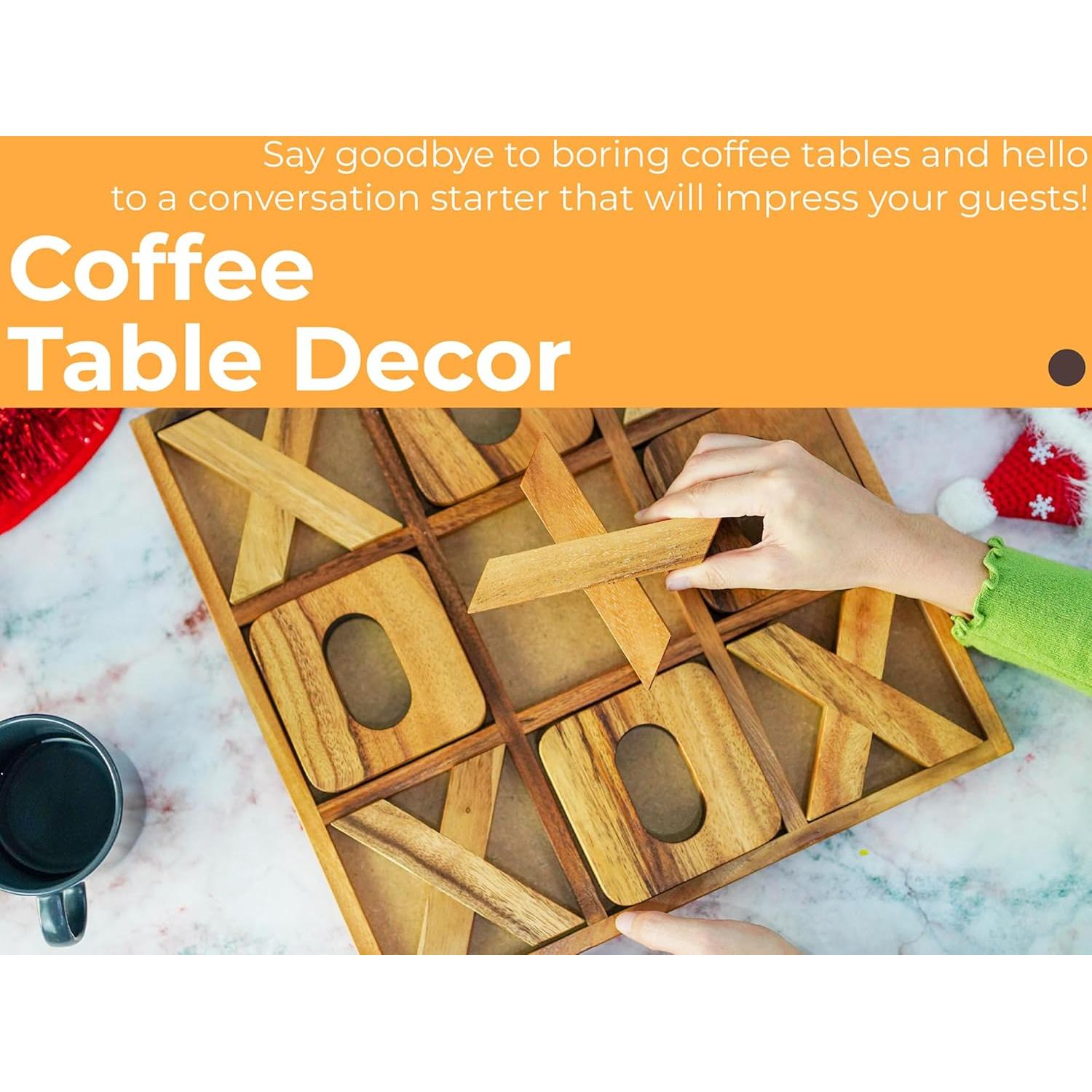 Juego de Mesa BSIRI Jumbo Tic Tac Toe 36x36 cm Decorativo