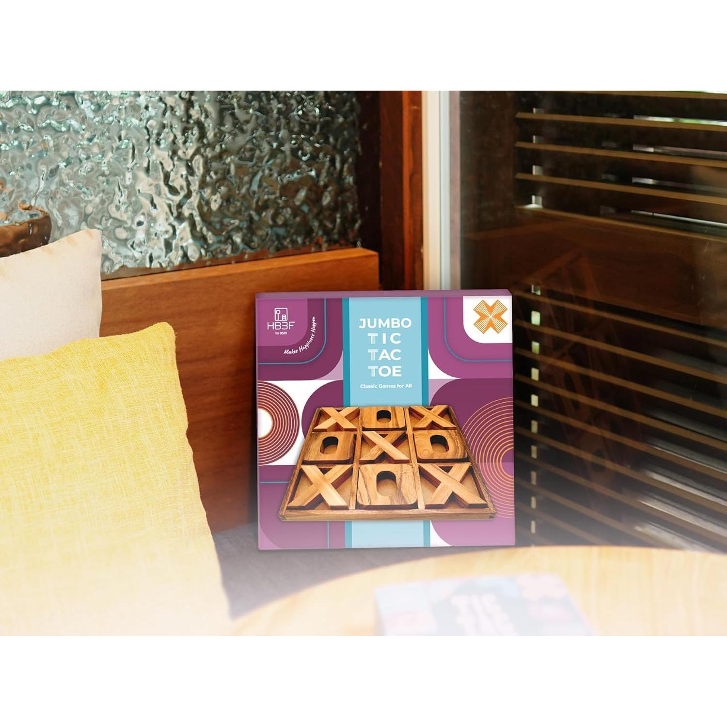 Juego de Mesa BSIRI Jumbo Tic Tac Toe 36x36 cm Decorativo