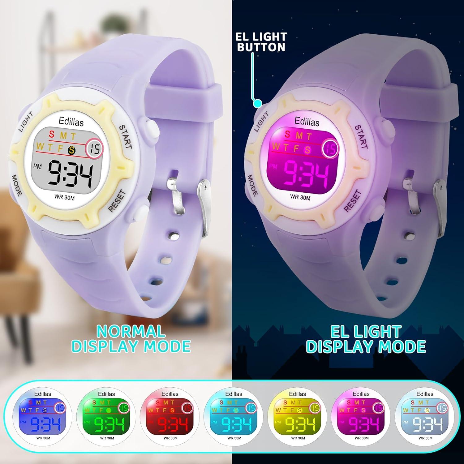 Reloj Digital Multifuncional Yadelai para Niños 30M Agua