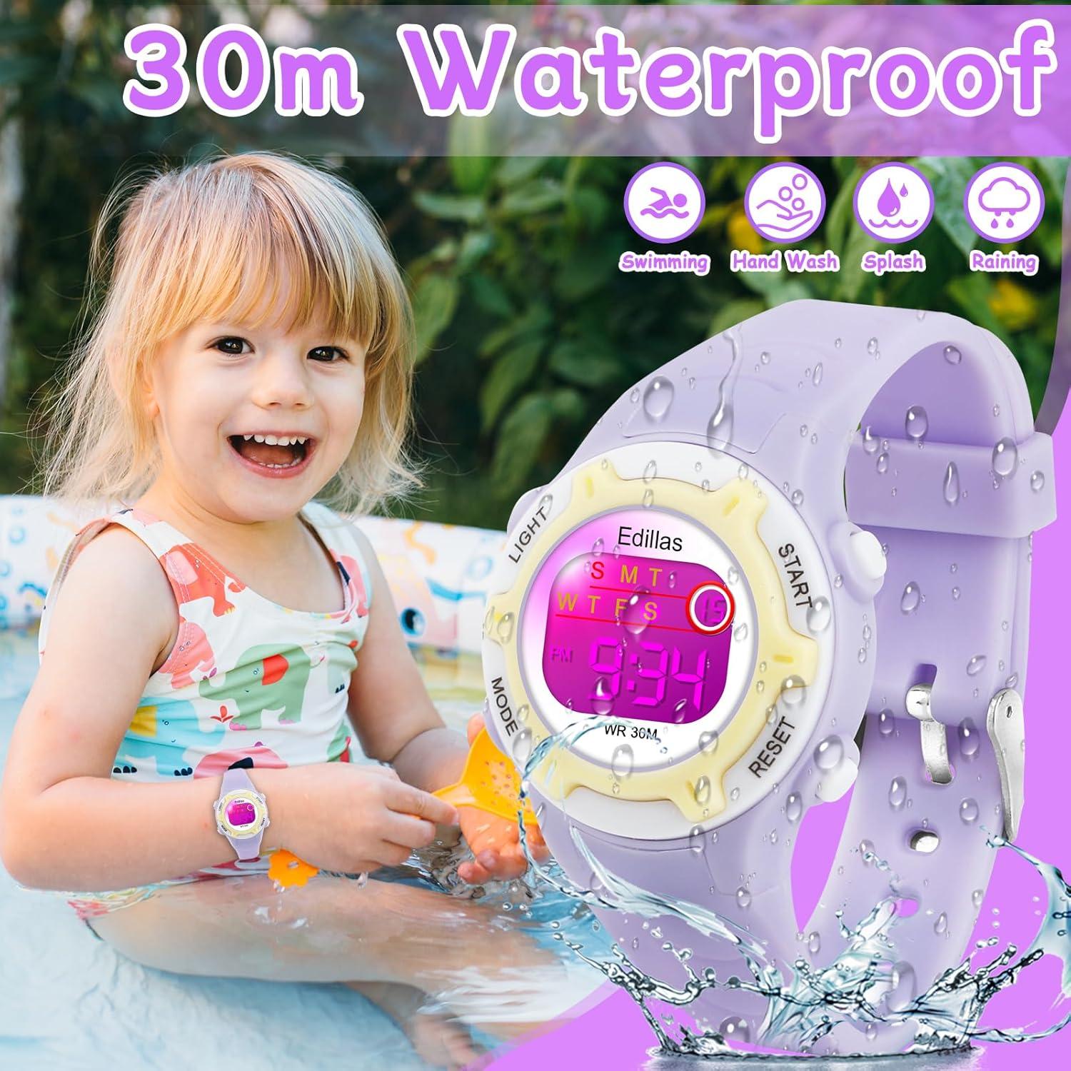 Reloj Digital Multifuncional Yadelai para Niños 30M Agua