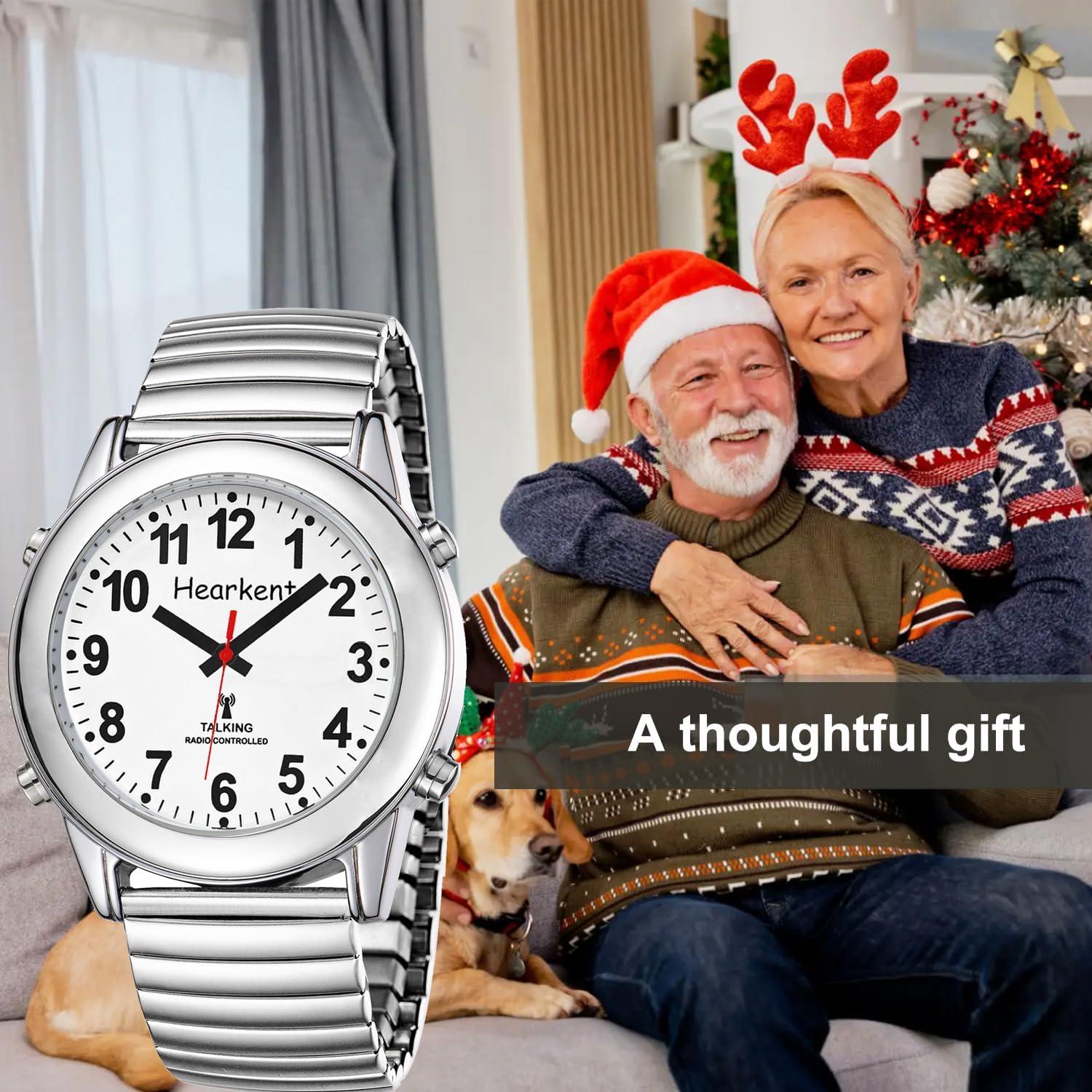 Reloj Hablante O.TAGE TG2108 Plata para Baja Visión