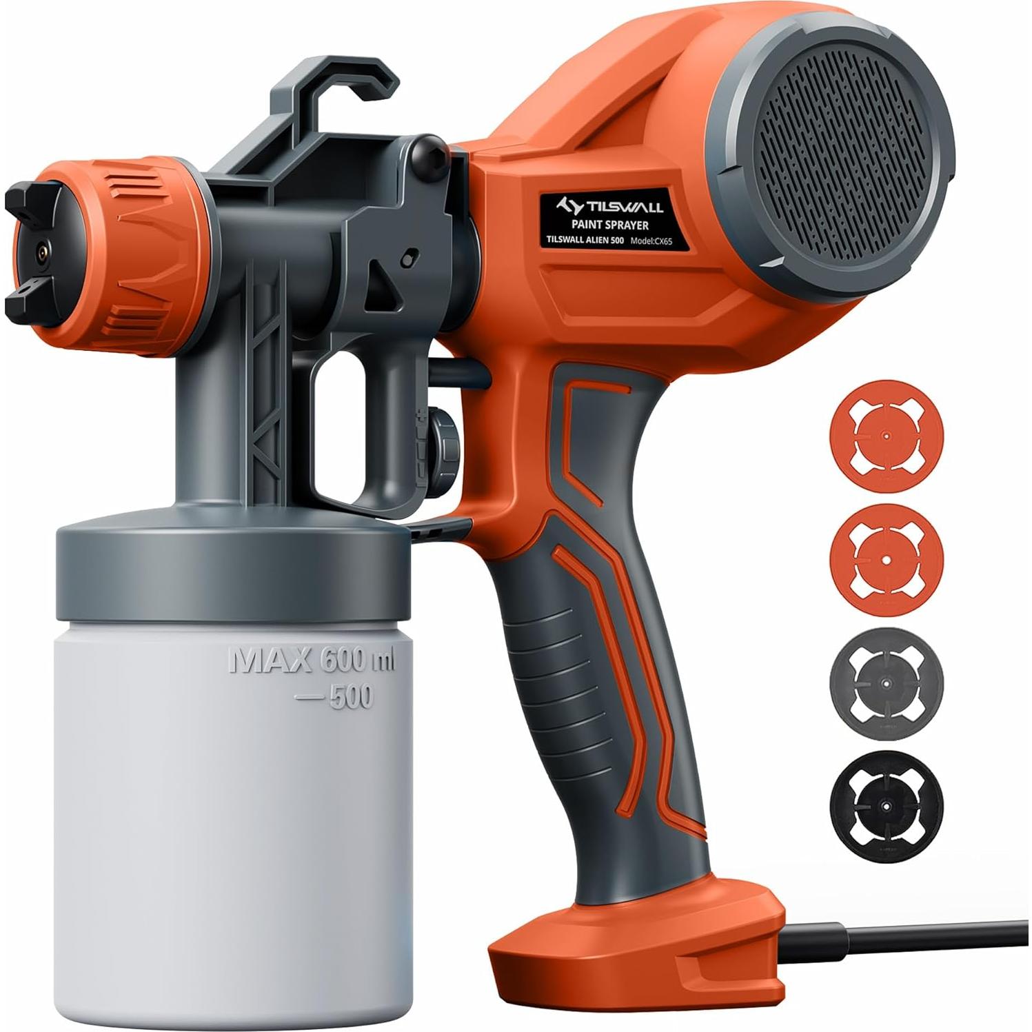 Pistola de Pintura Tilswall Alien 500 Eléctrica 800ml