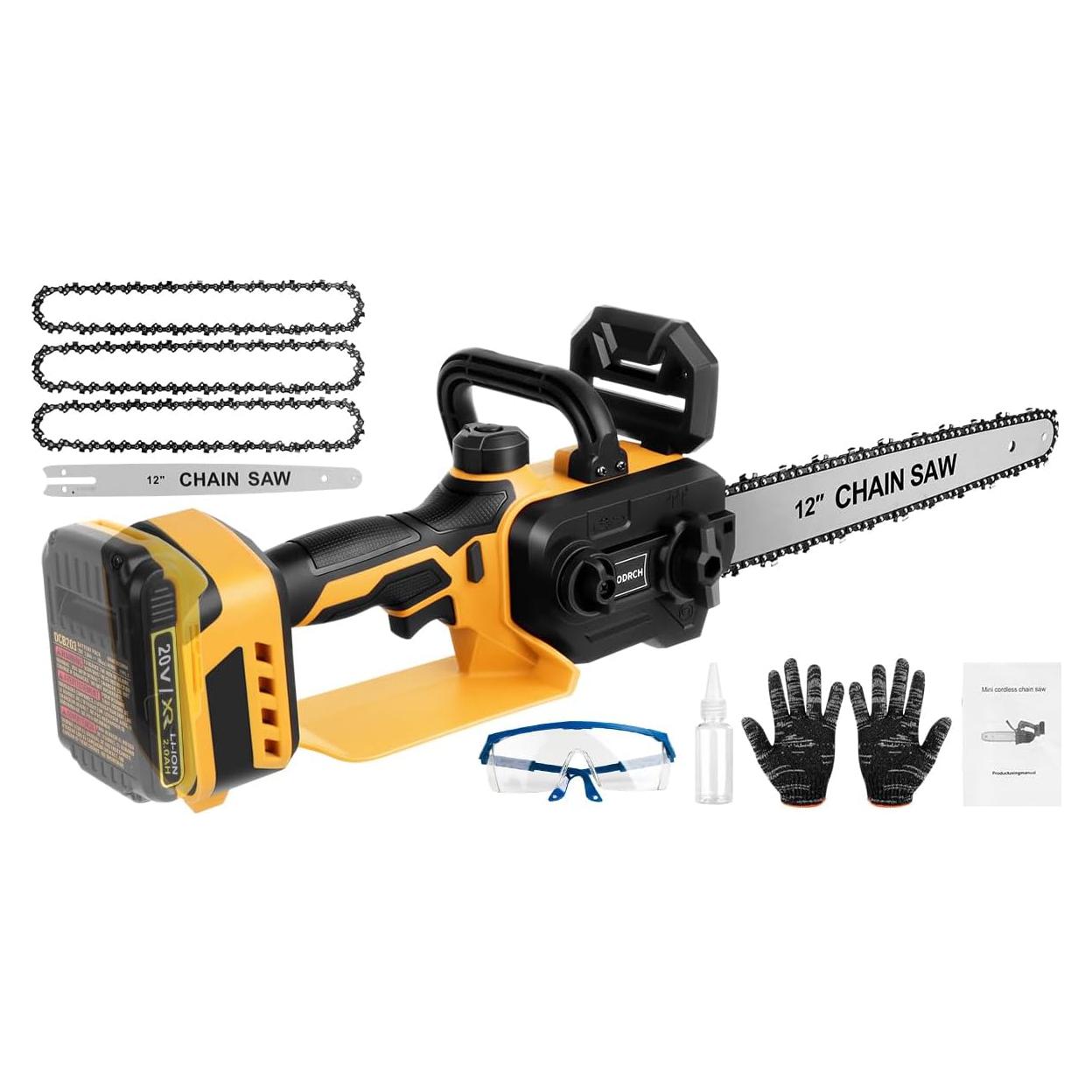 Motosierra inalámbrica Krodrch DW-28 12" sin batería