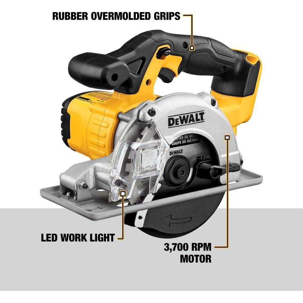 Sierra Circular DEWALT DCS373B 20V para Corte de Metal