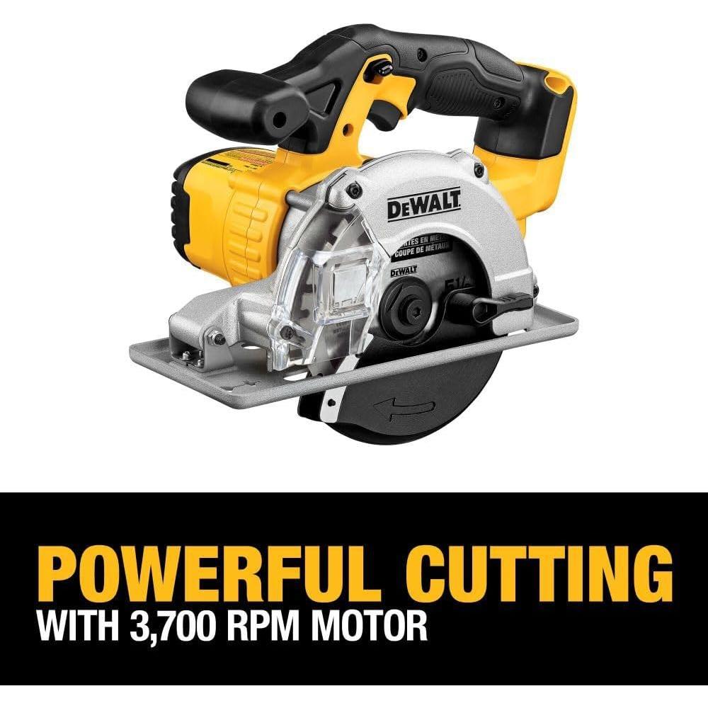 Sierra Circular DEWALT DCS373B 20V para Corte de Metal