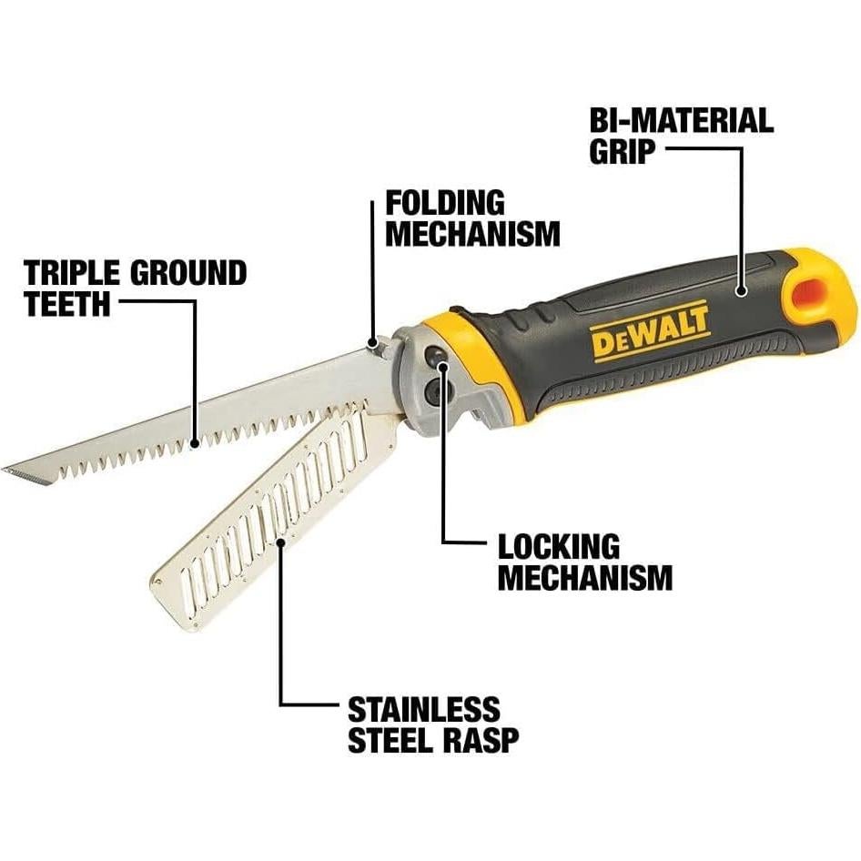 Sierra de Punzón Plegable DeWalt DWHT20123 26.67 cm 2-en-1