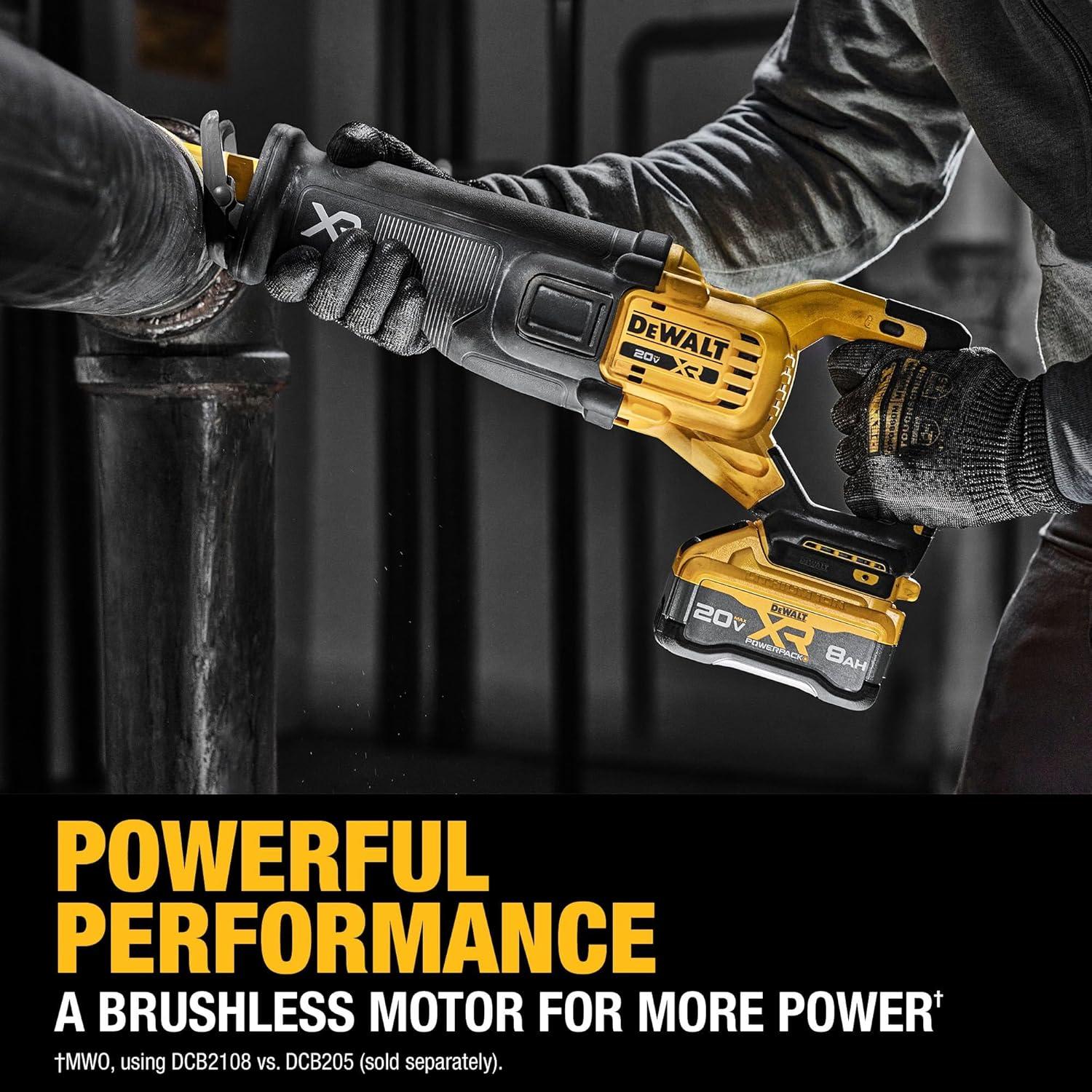 Sierra Recíproca Inalámbrica DEWALT 20V MAX XR 6,93 kg