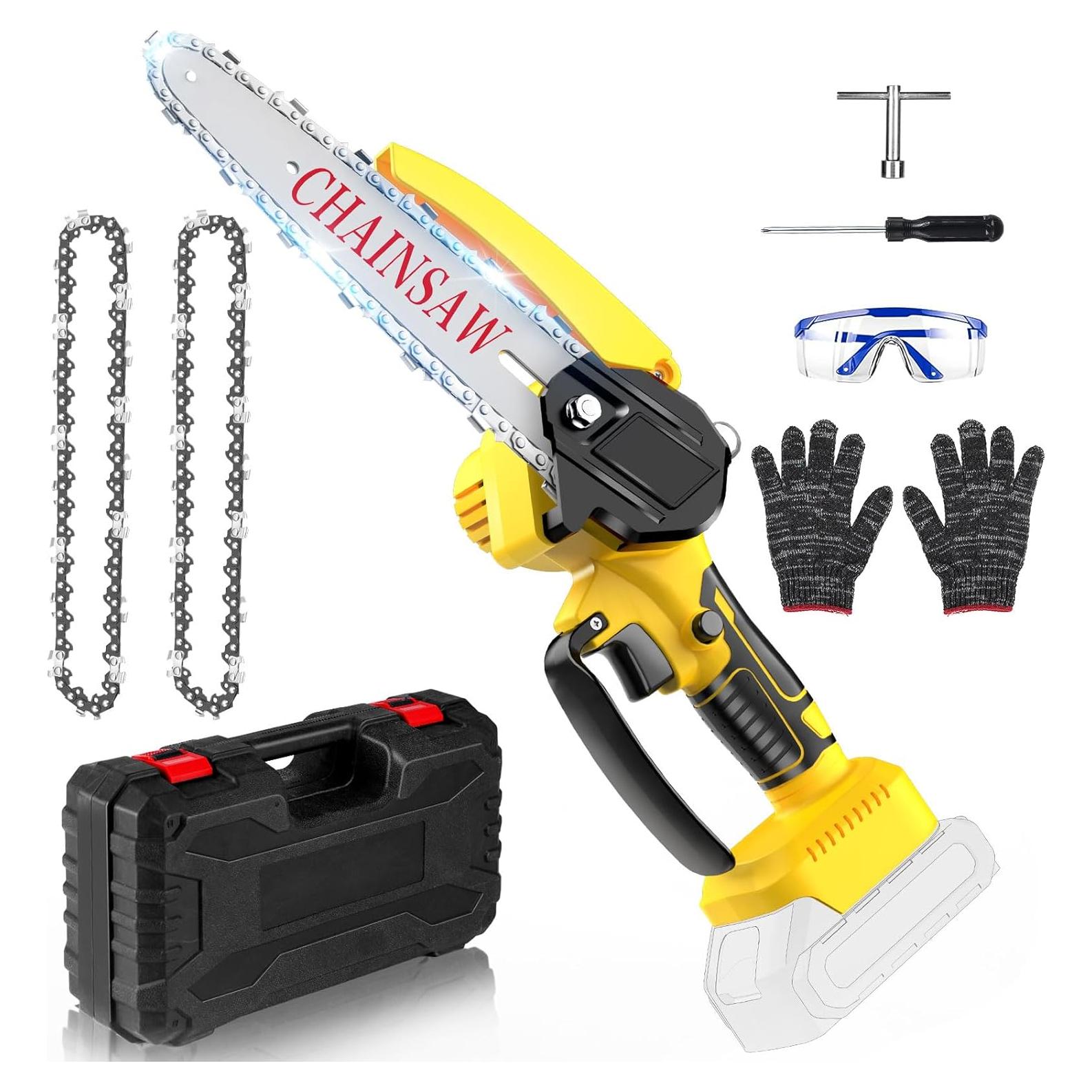 Sierra de Cadena Mini Dewalt 20V 8" Inalámbrica Ligera