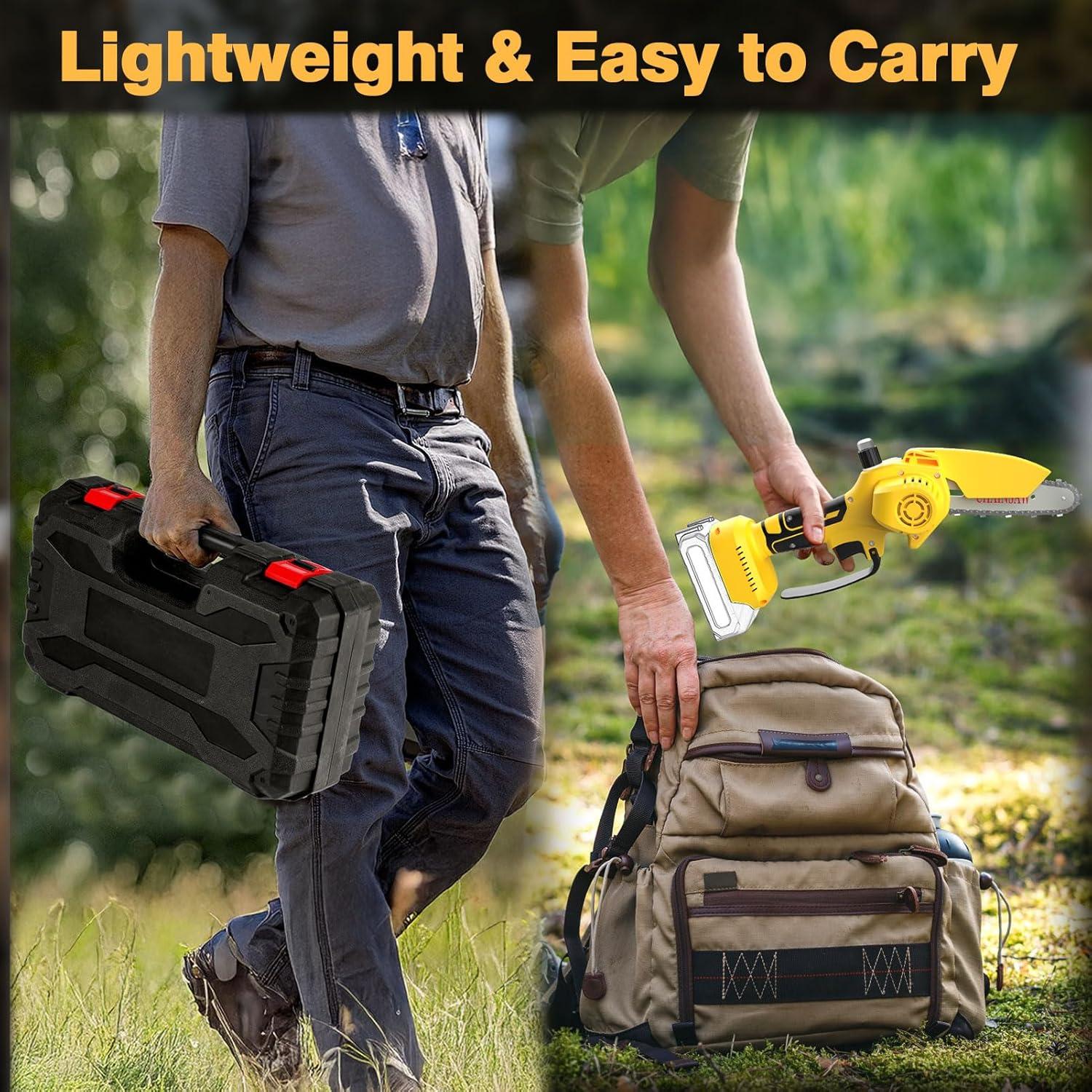 Sierra de Cadena Mini Dewalt 20V 8" Inalámbrica Ligera