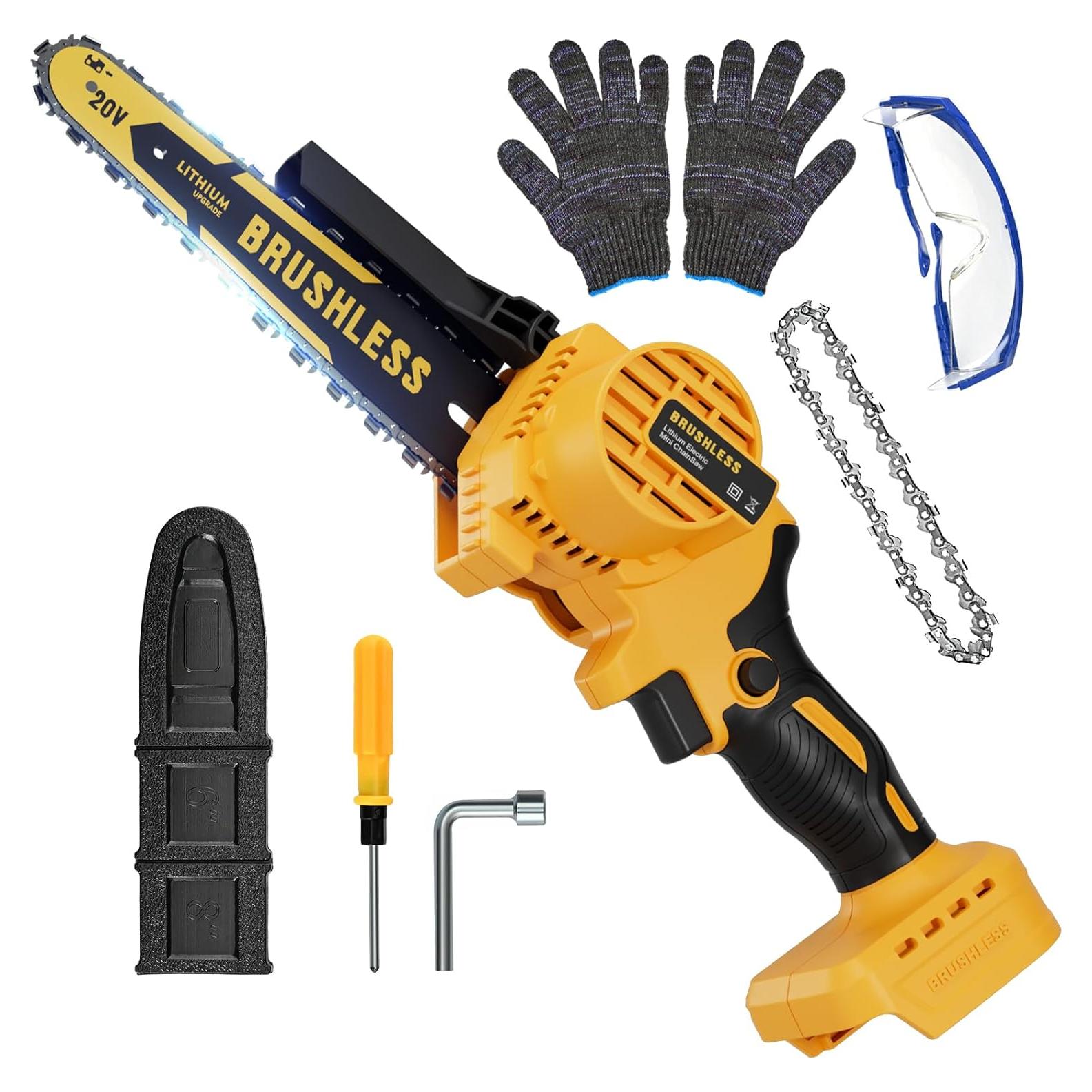 Sierra de Cadena Mini Inalámbrica Vetoper 8 Pulgadas 750W