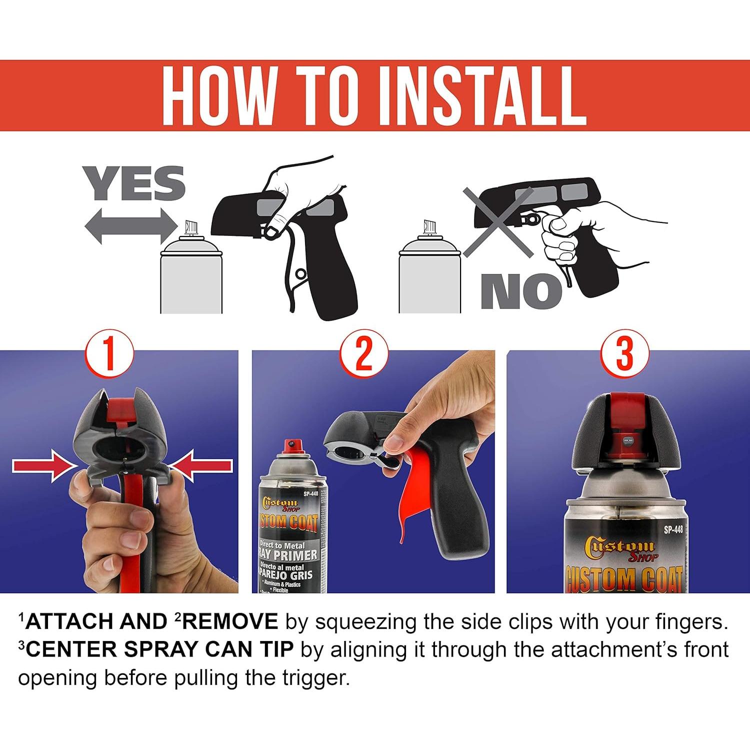 Mango de Aerosol Ergonómico TCP Global - Paquete de 2