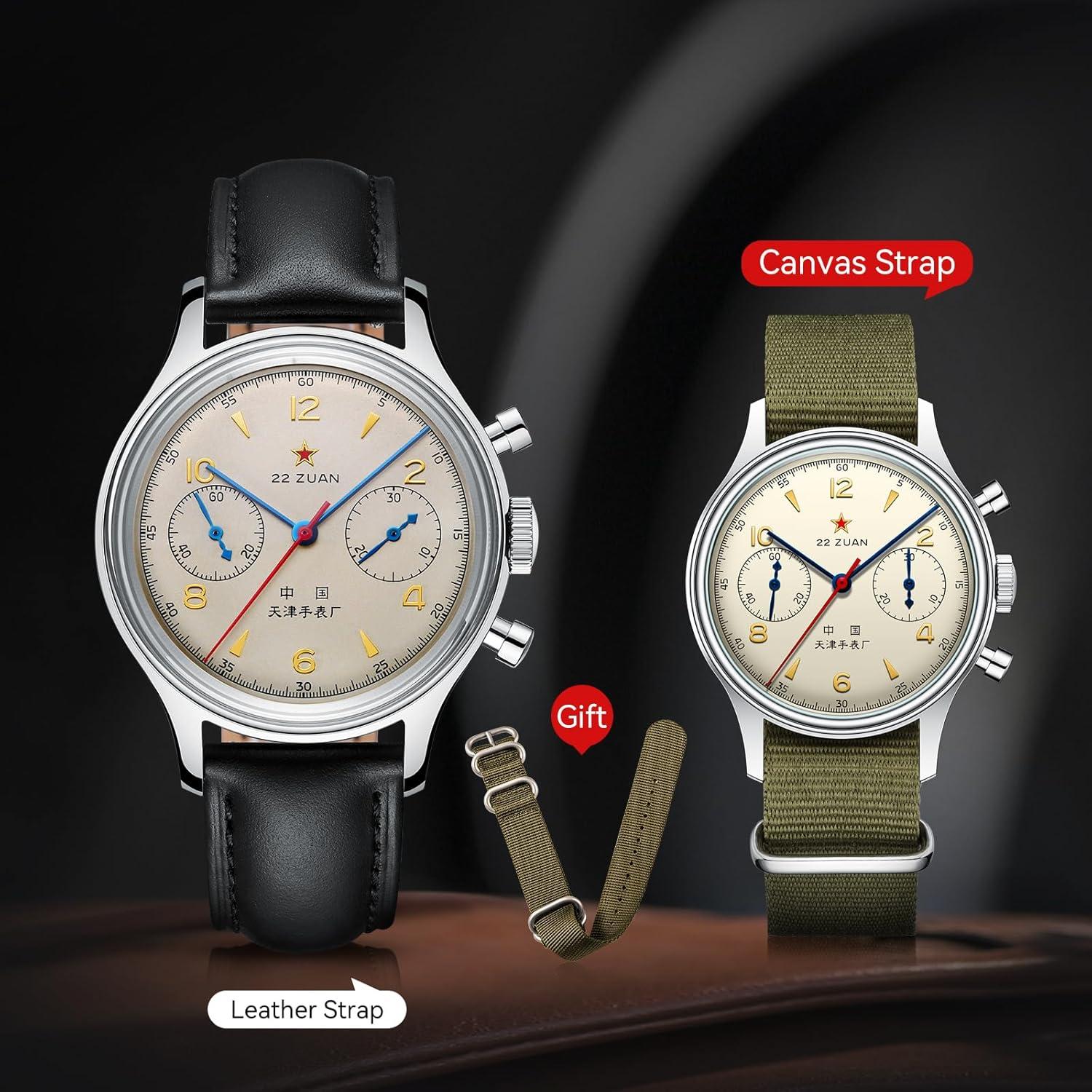 Reloj Mecánico Cronógrafo Aviación Sea-Gull 1963 Hombre