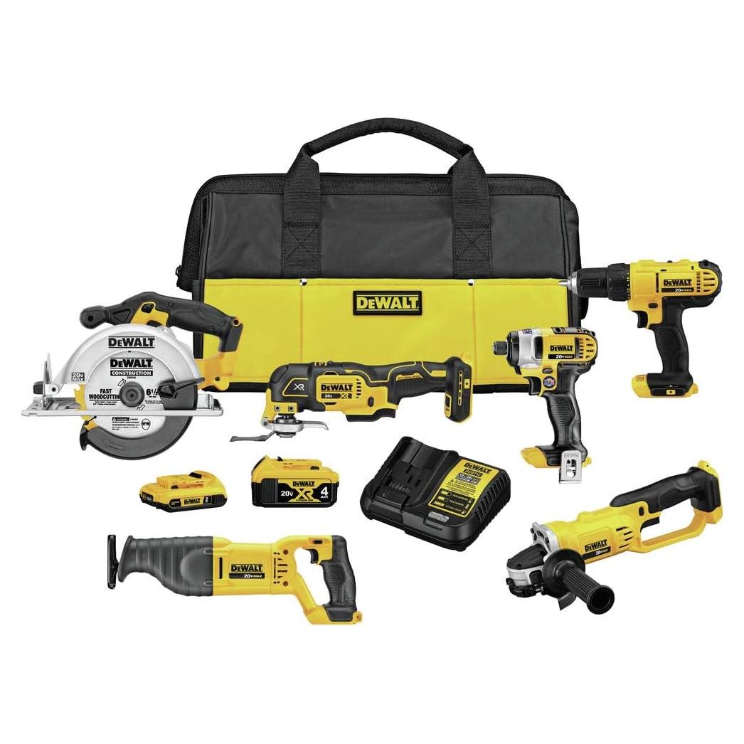 DEWALT Kit de Herramientas Eléctricas 20V MAX 6 Piezas