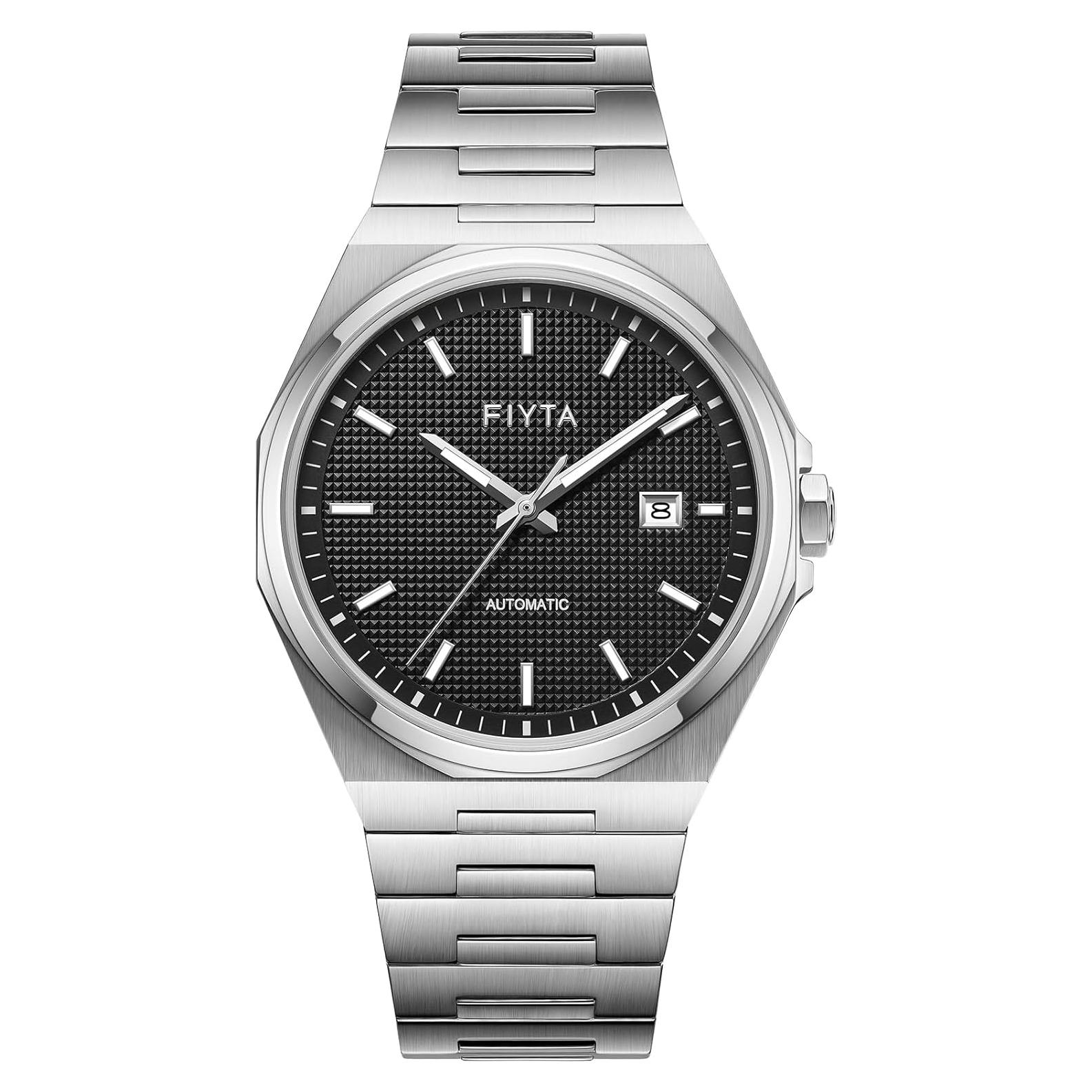 Reloj Automático para Hombre FIYTA DGA802099 Esfera Negra