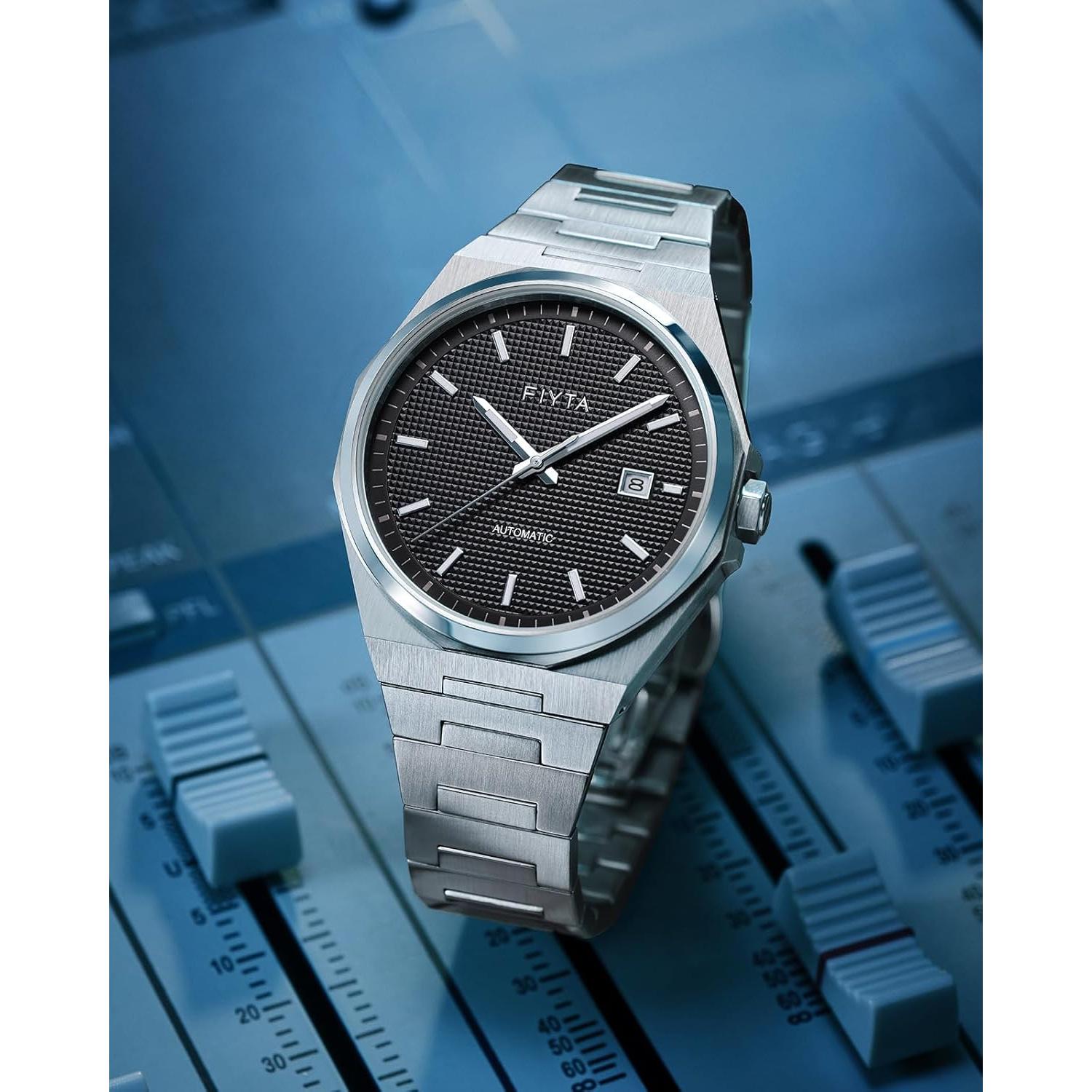 Reloj Automático para Hombre FIYTA DGA802099 Esfera Negra