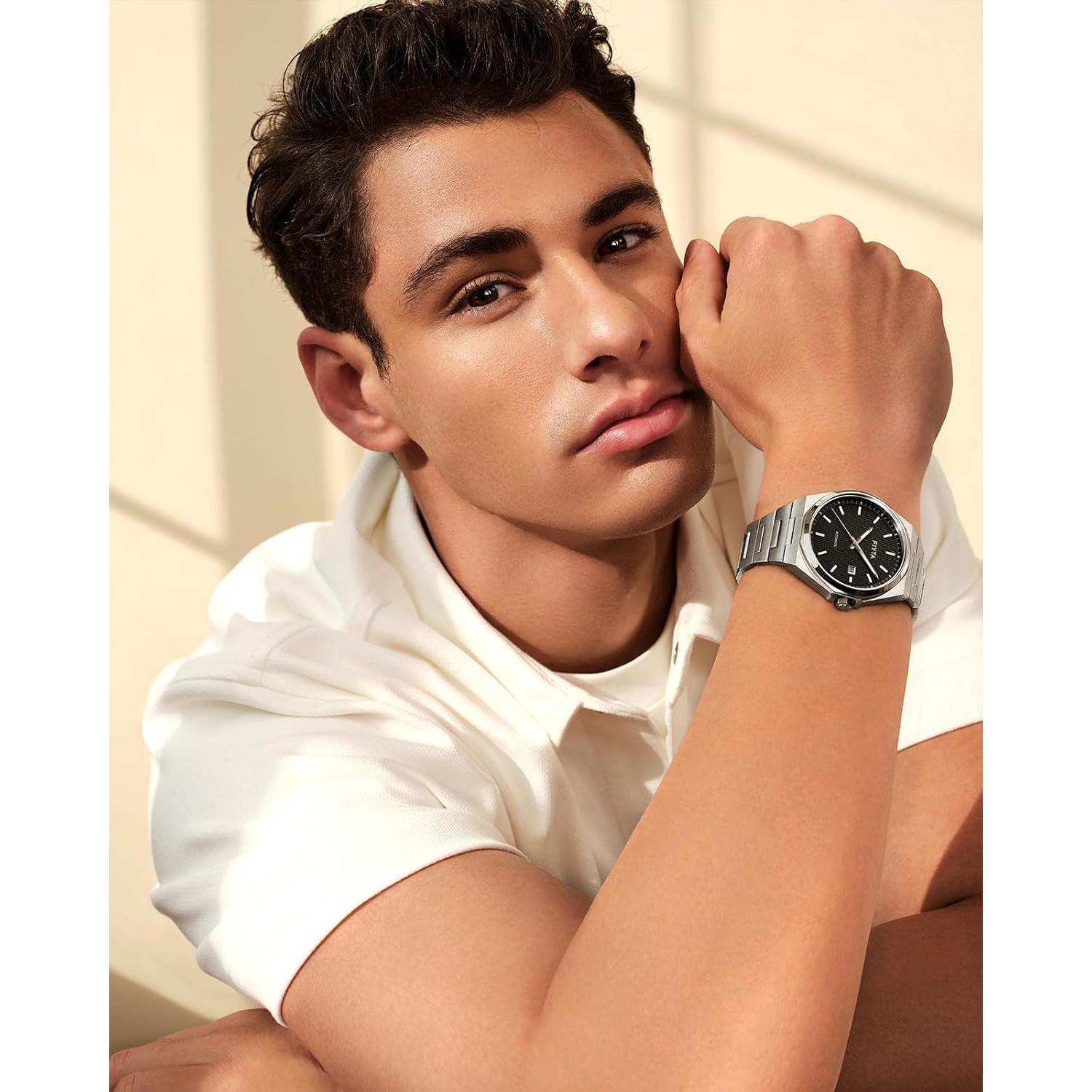 Reloj Automático para Hombre FIYTA DGA802099 Esfera Negra