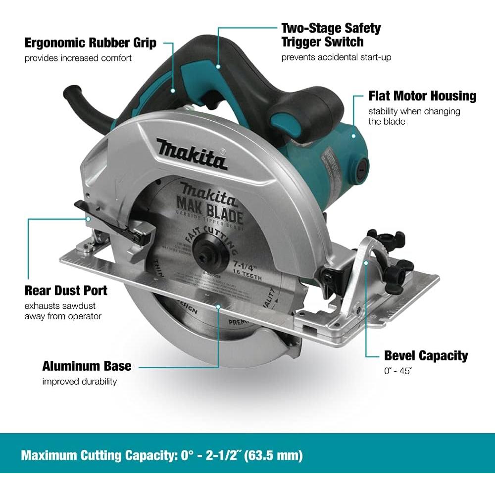 Sierra Circular Makita HS7600 7-1/4" 10.5 AMP 5200 RPM