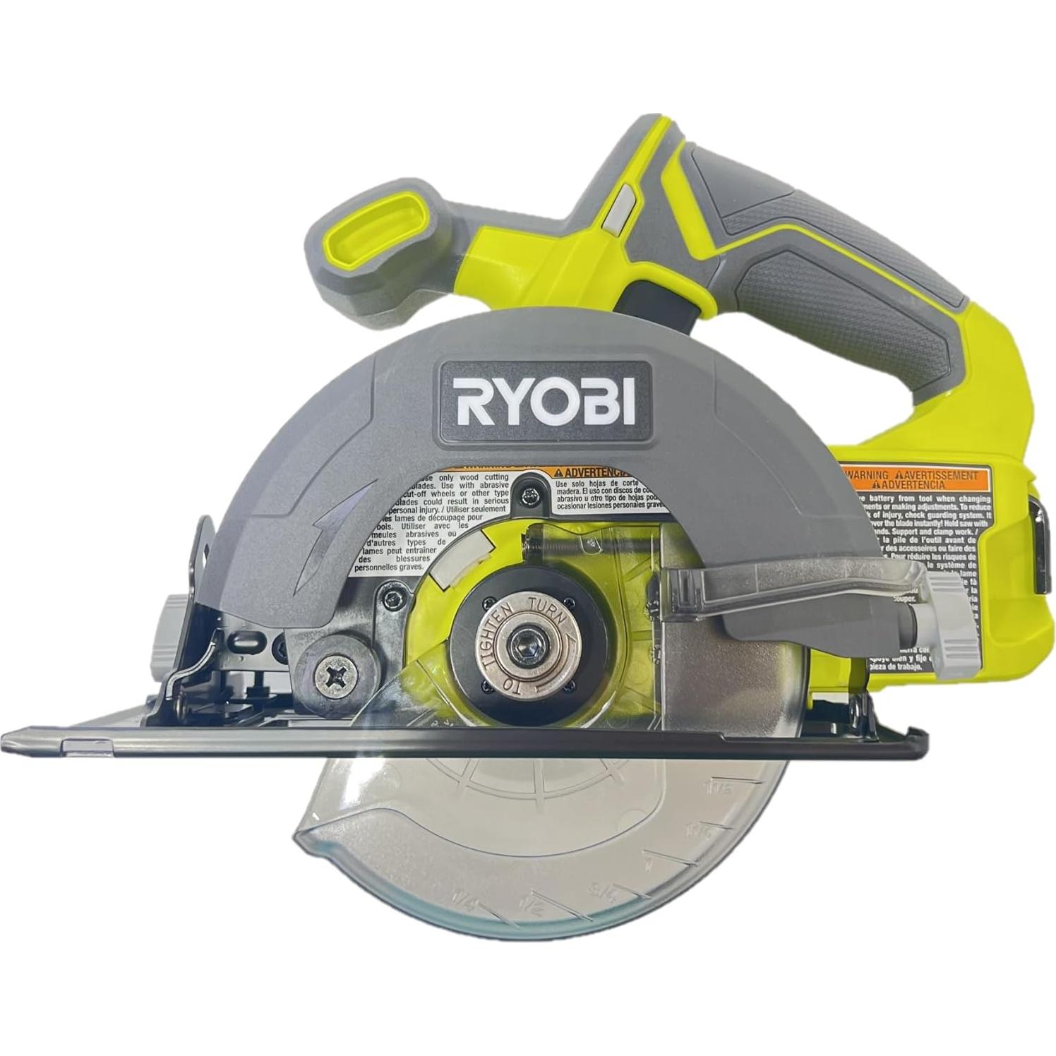 Sierra Circular Inalámbrica Ryobi 18V 13,97 cm Cortes Rápidos
