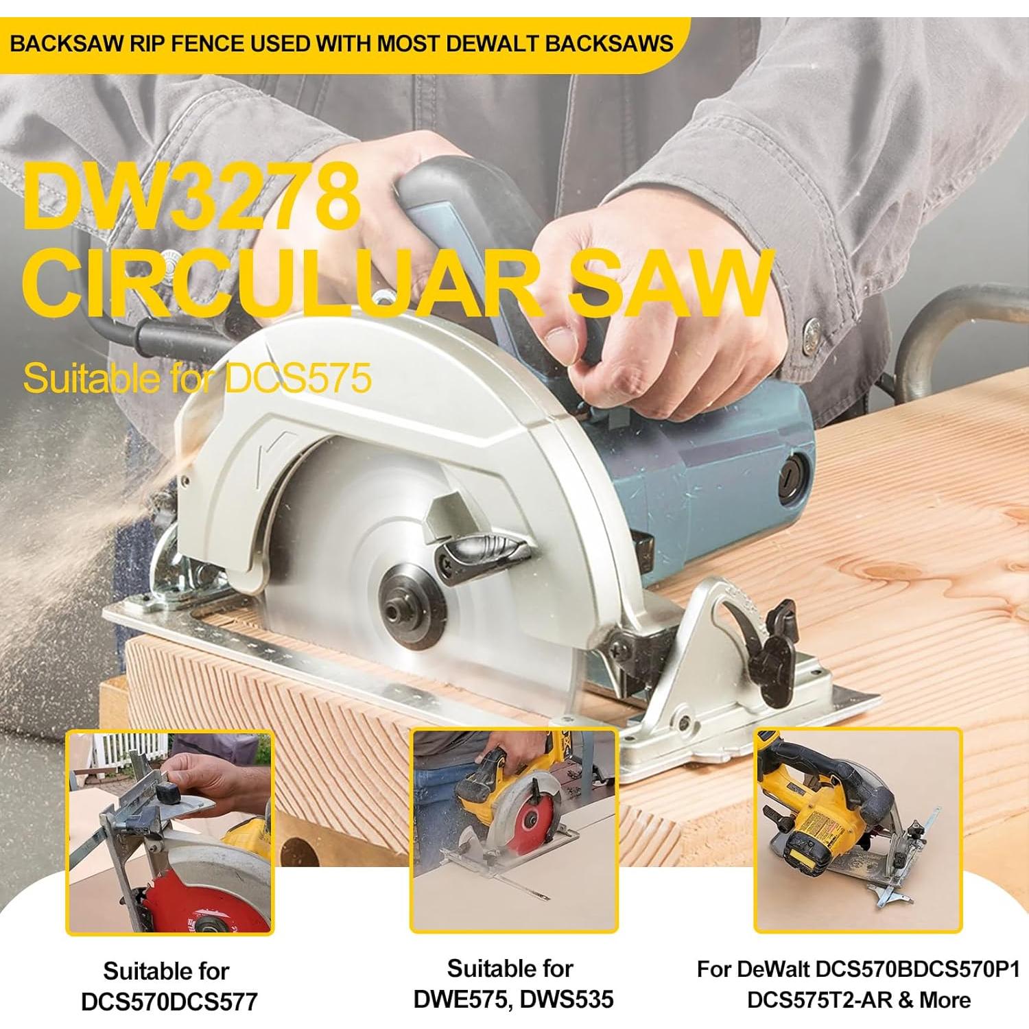 Cerca de sierra circular Dewalt DW3278 para sierras 30.96x14cm