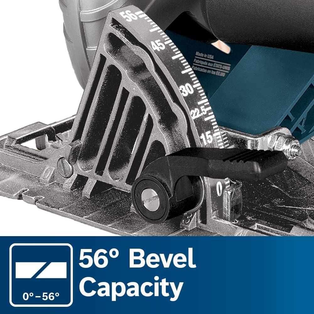 Sierra Circular Bosch CS10 15 Amp 7-1/4" 56° Inclinación