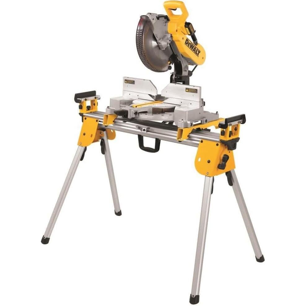 Miter Saw Stand, Compact, 40" Beam Extends, Holds up to 500 lbs (DWX724)