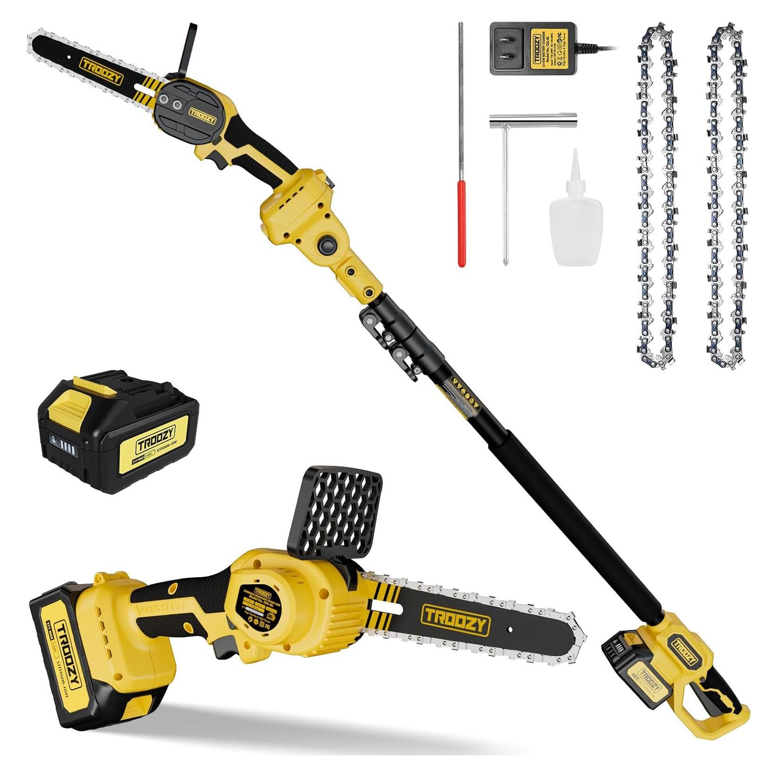 Sierra de Poste TROOZY 2-en-1 6" Batería 21V 9FT