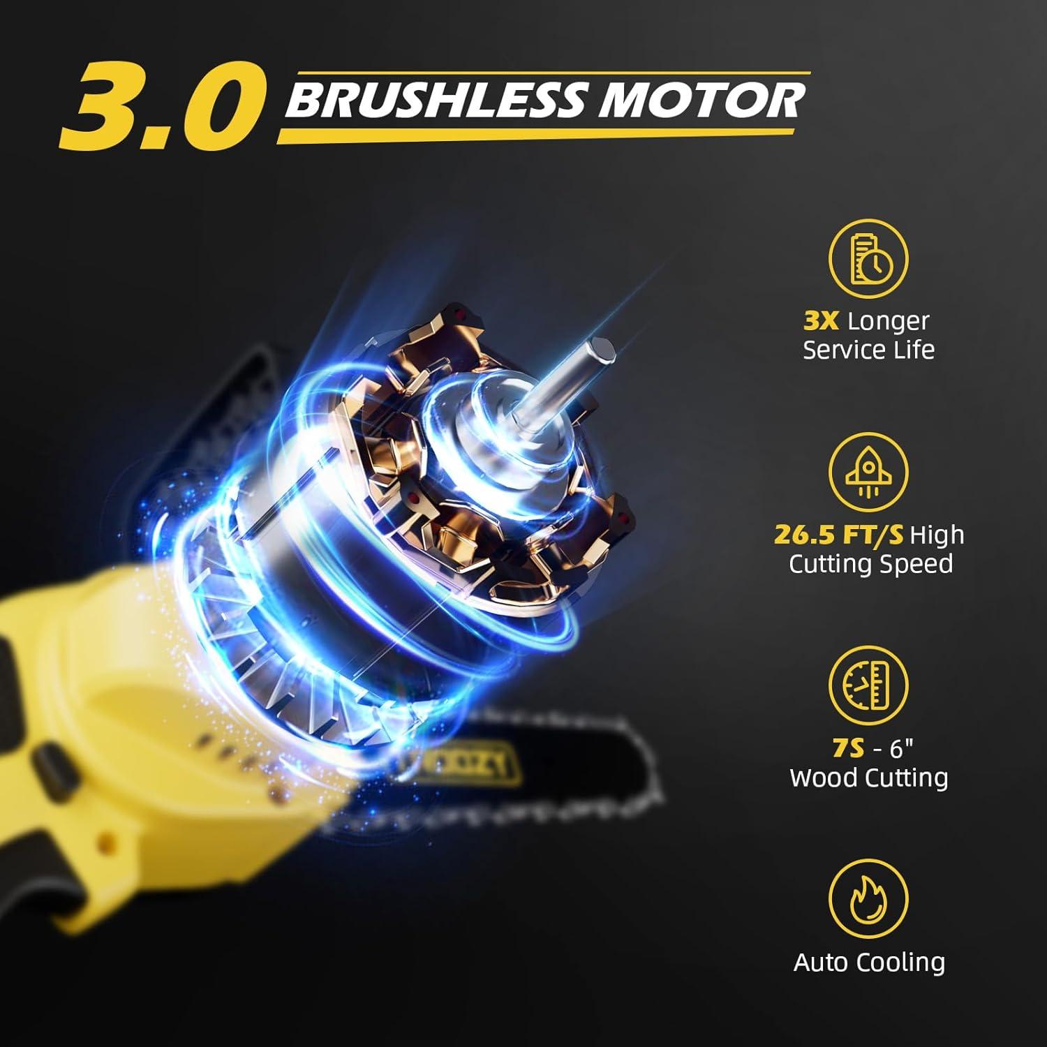 Sierra de Poste TROOZY 2-en-1 6" Batería 21V 9FT