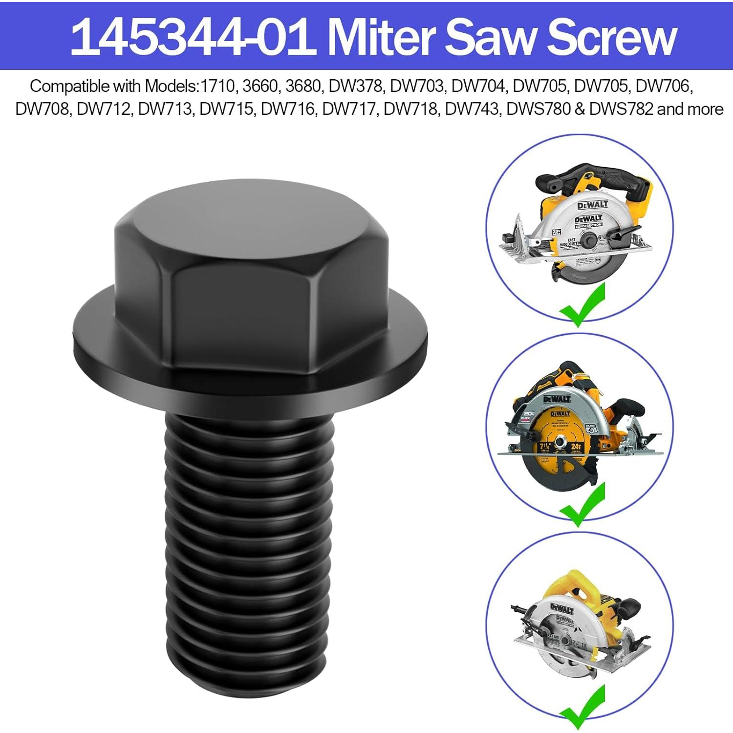 Tornillo de Hoja de Sierra Ingletadora Dewalt 145344-01 M8