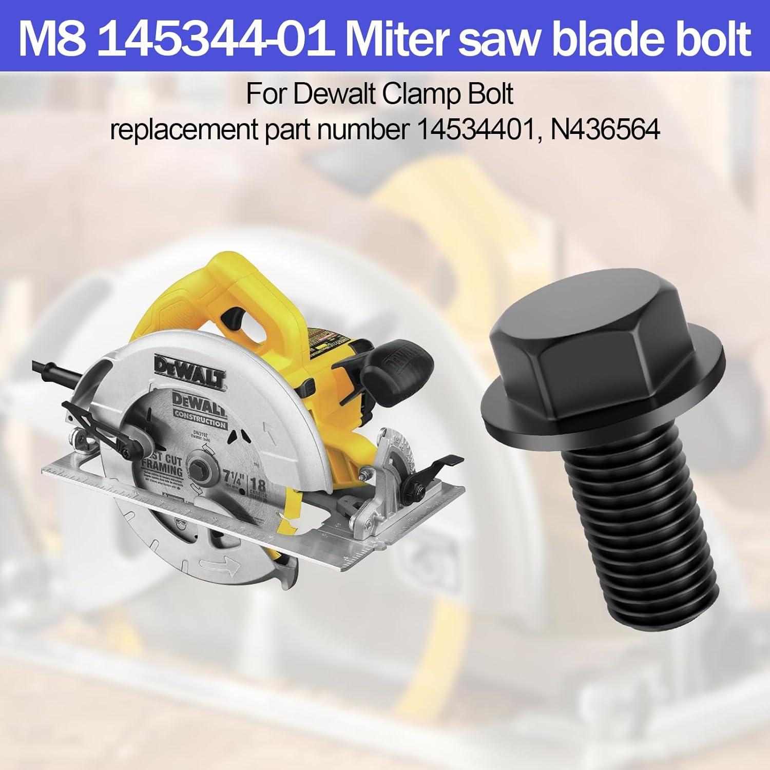 Tornillo de Hoja de Sierra Ingletadora Dewalt 145344-01 M8