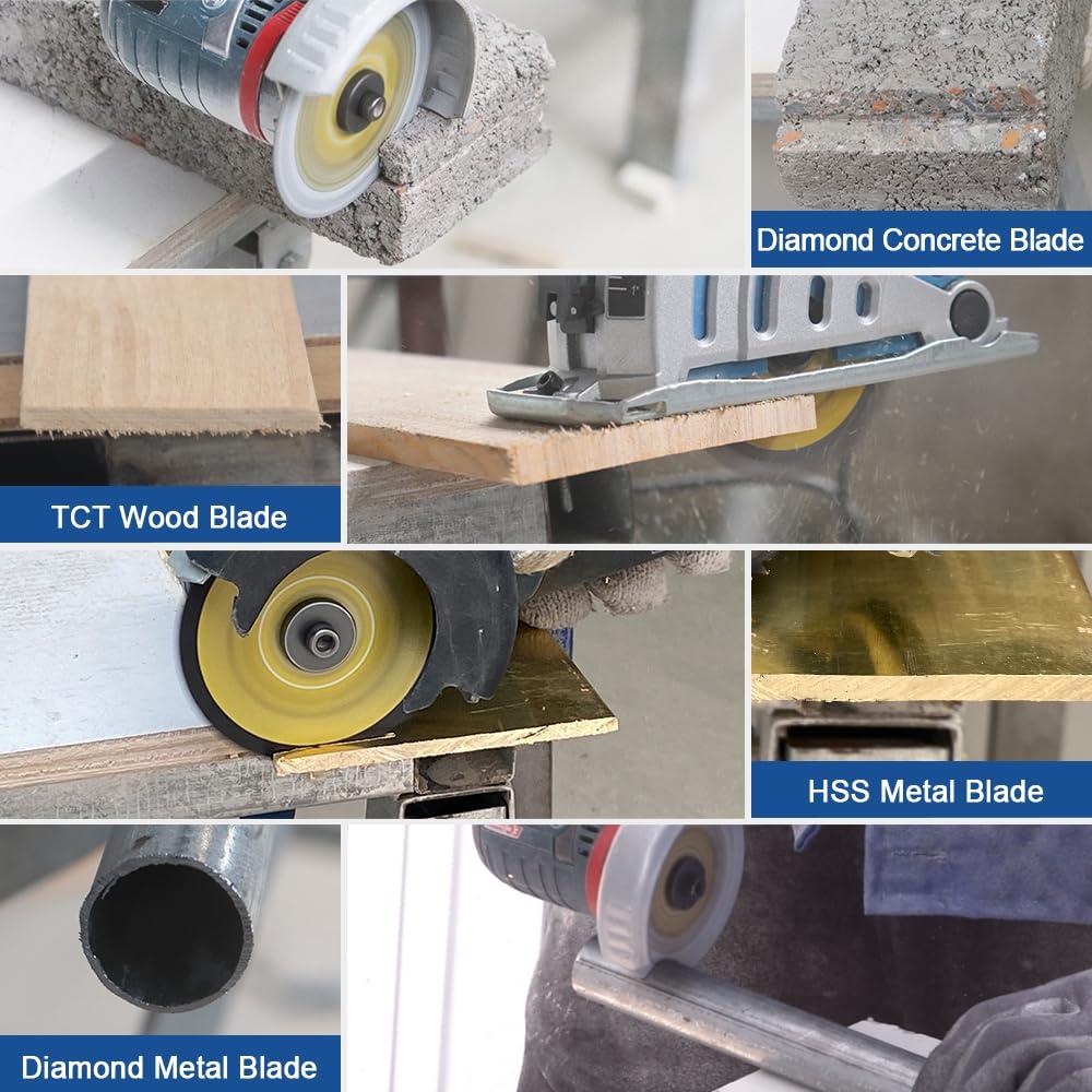 Juego de Hojas de Sierra Circular HIGHDRIL 75mm 4pcs