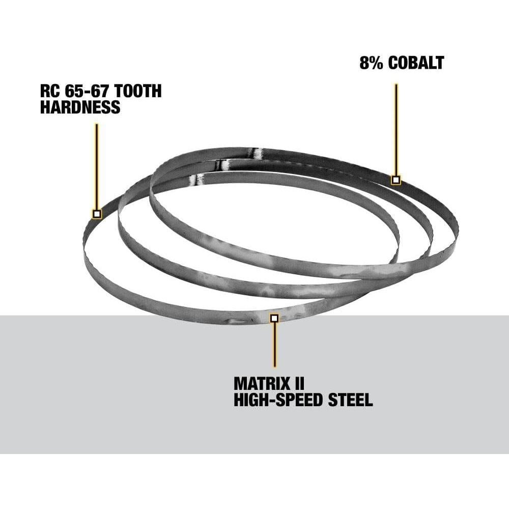 Hojas de sierra de cinta DEWALT 83,19 cm Bi-Metal 3-Pack